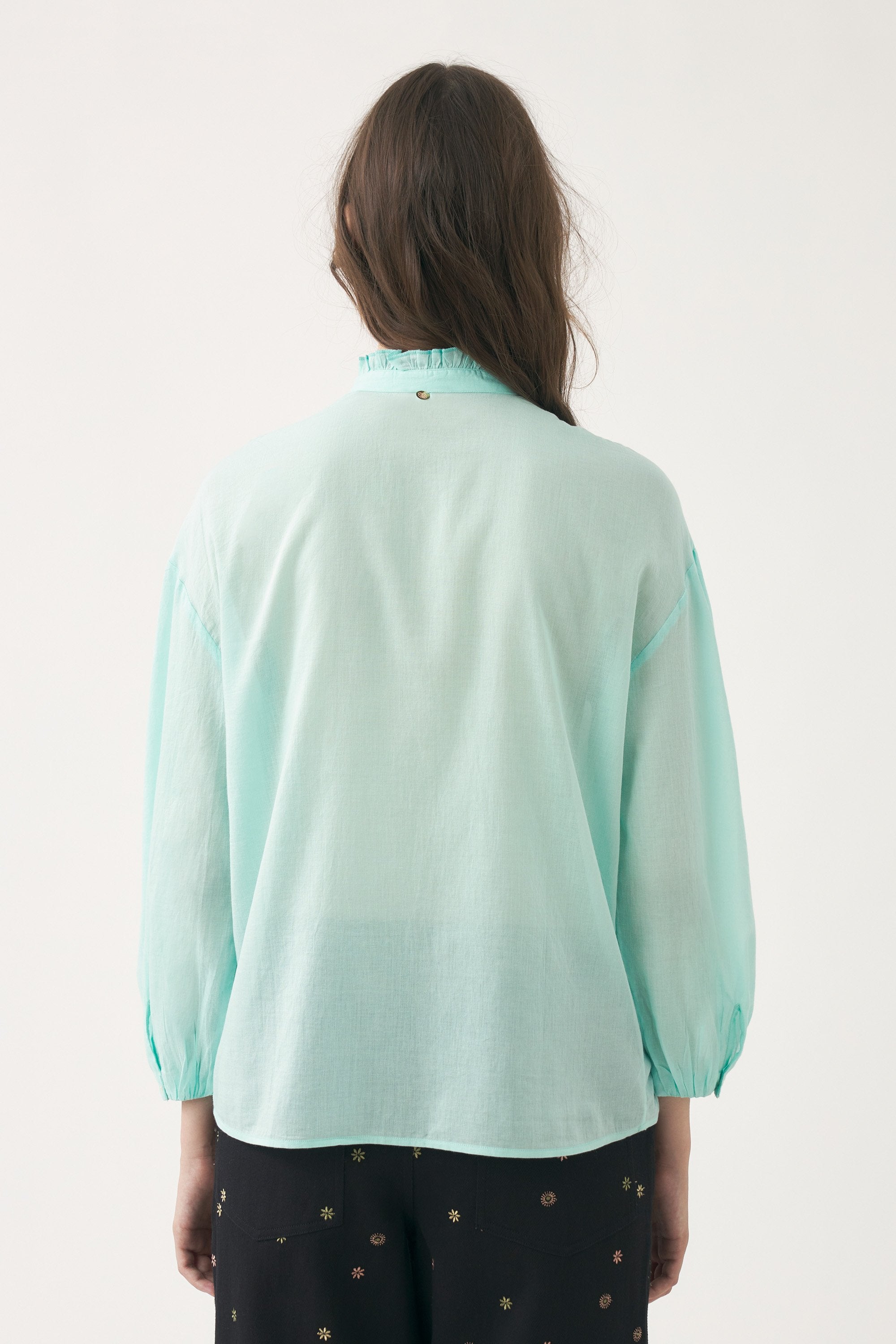 Camisa de voile de algodón Anna