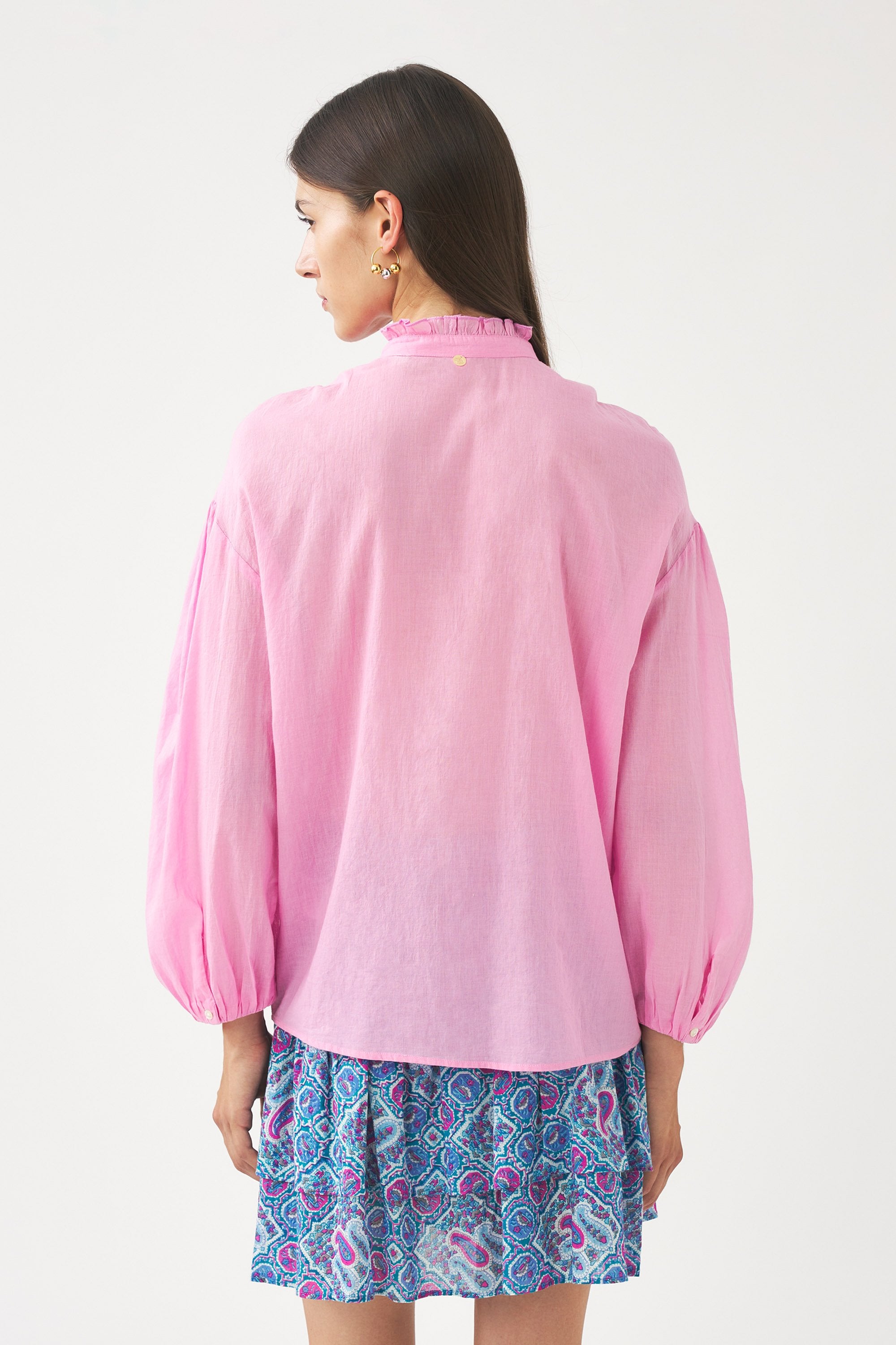 Chemisier en voile de coton Anna
