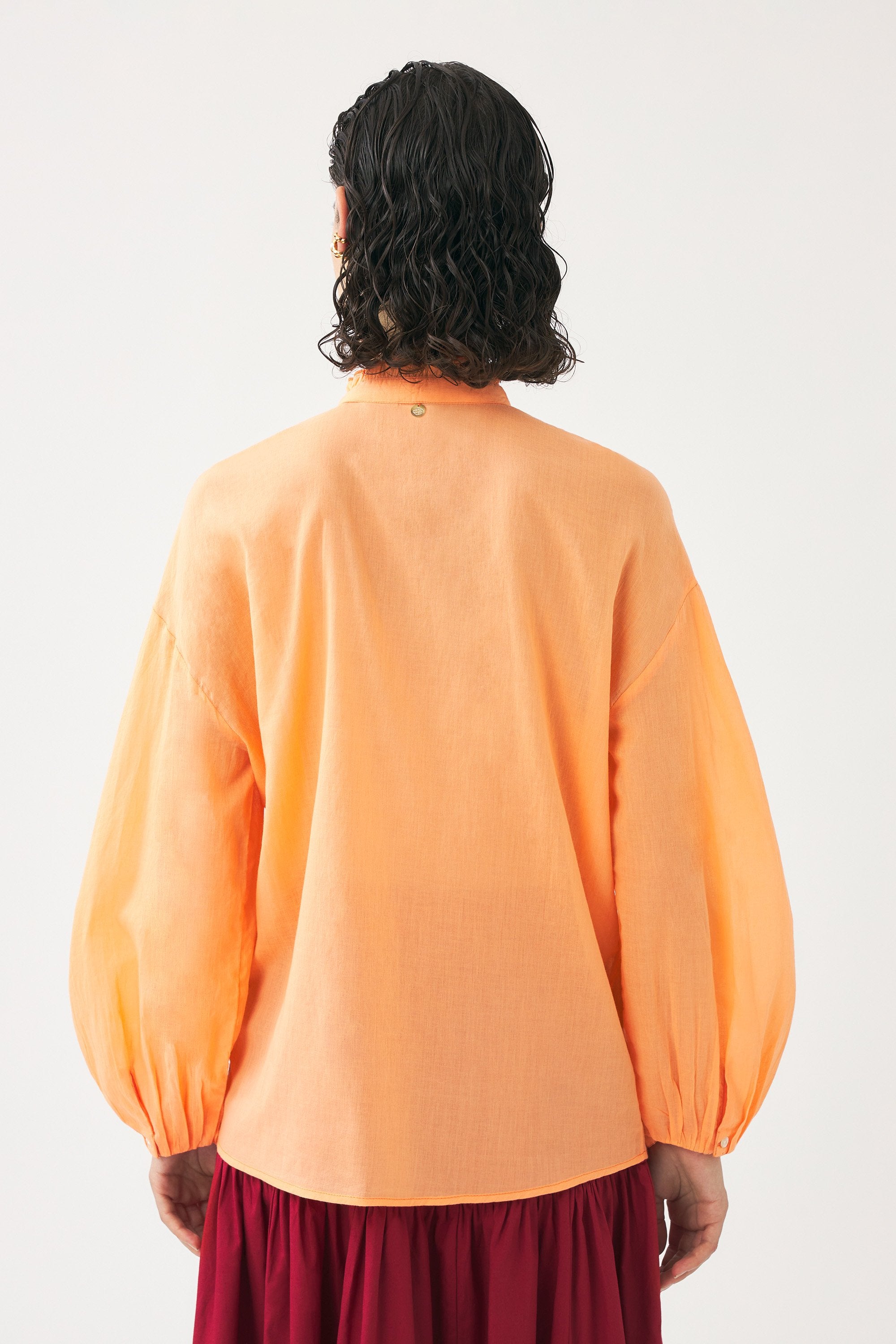 Cotton voile blouse Anna