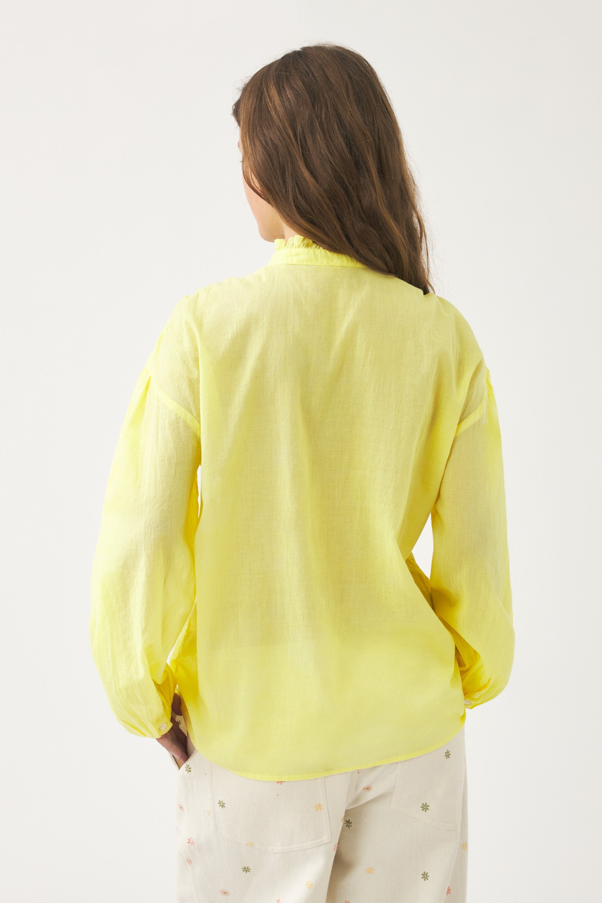 Hemdbluse aus Baumwollvoile Anna