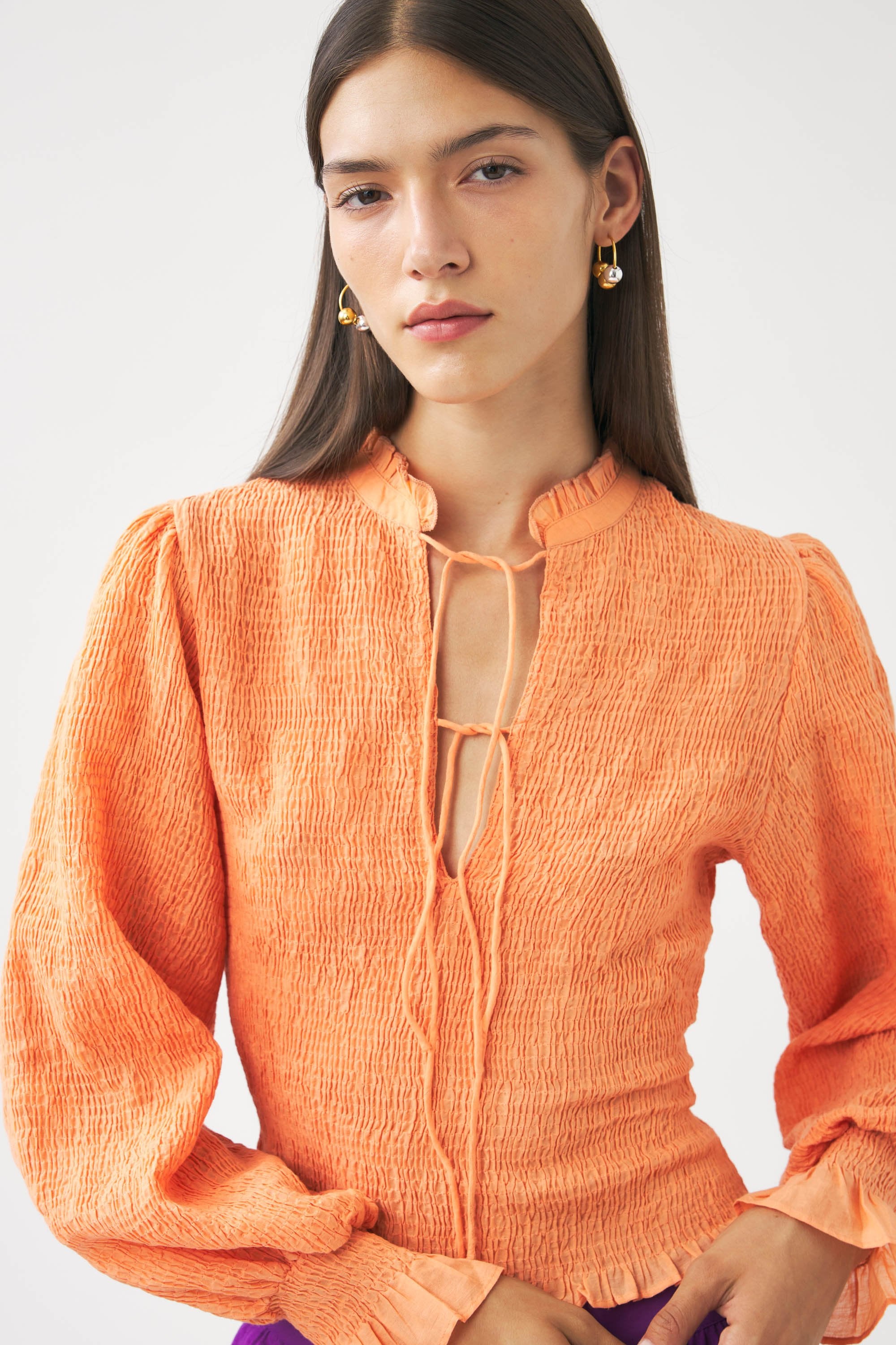 Smocked blouse Anna