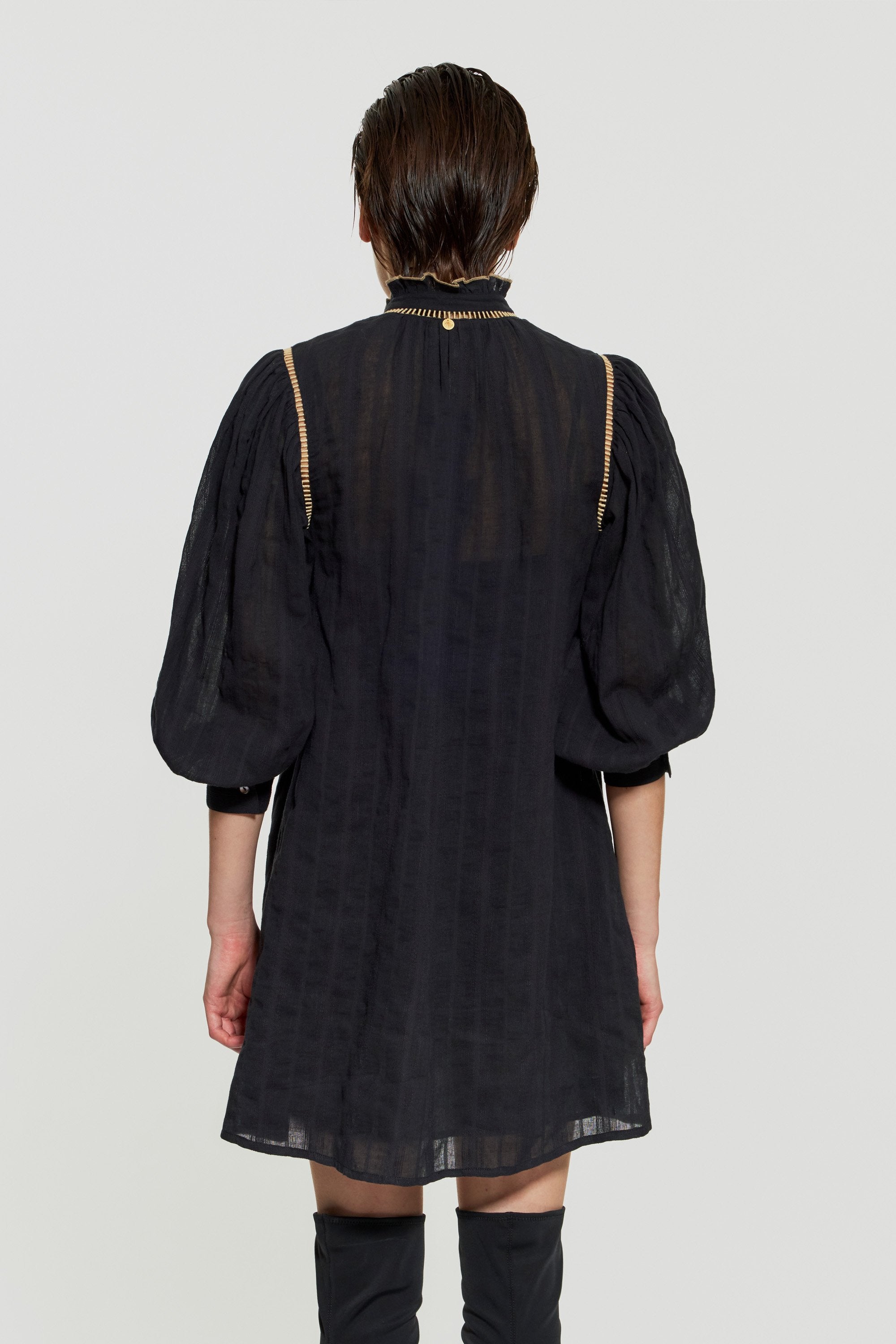 Anouki embroidered mini dress