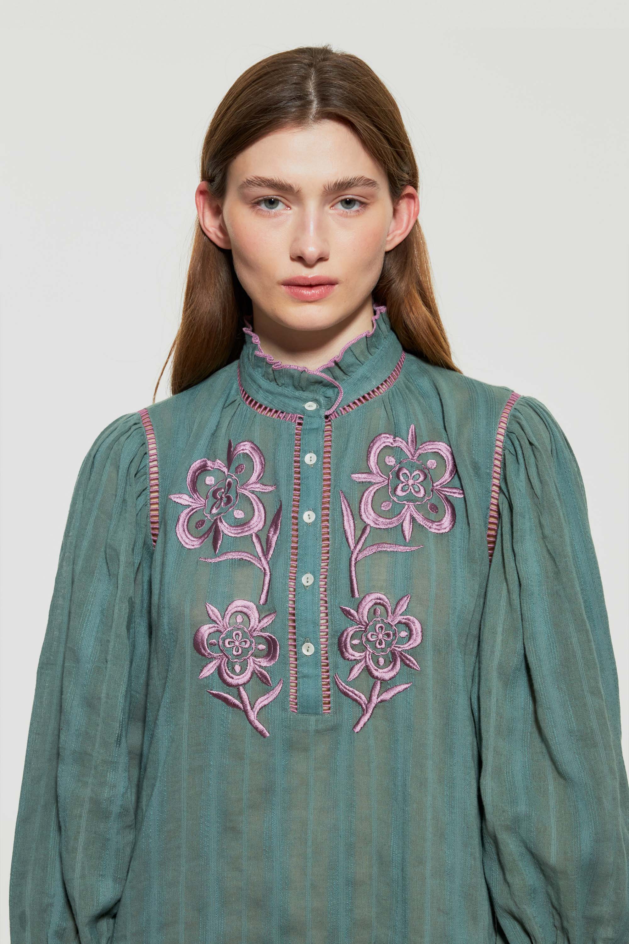 Vani embroidered mini dress