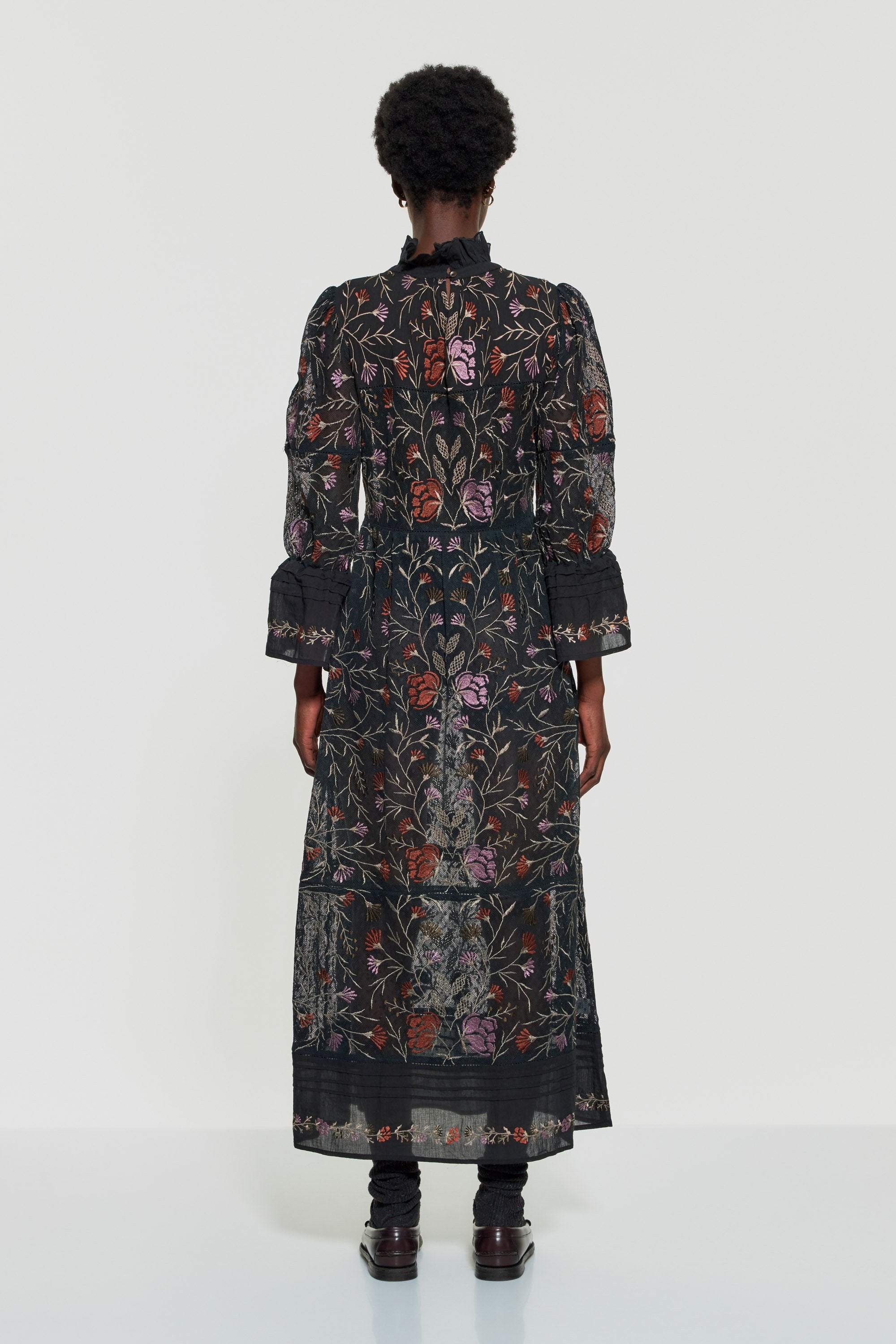 Ari embroidered maxi dress