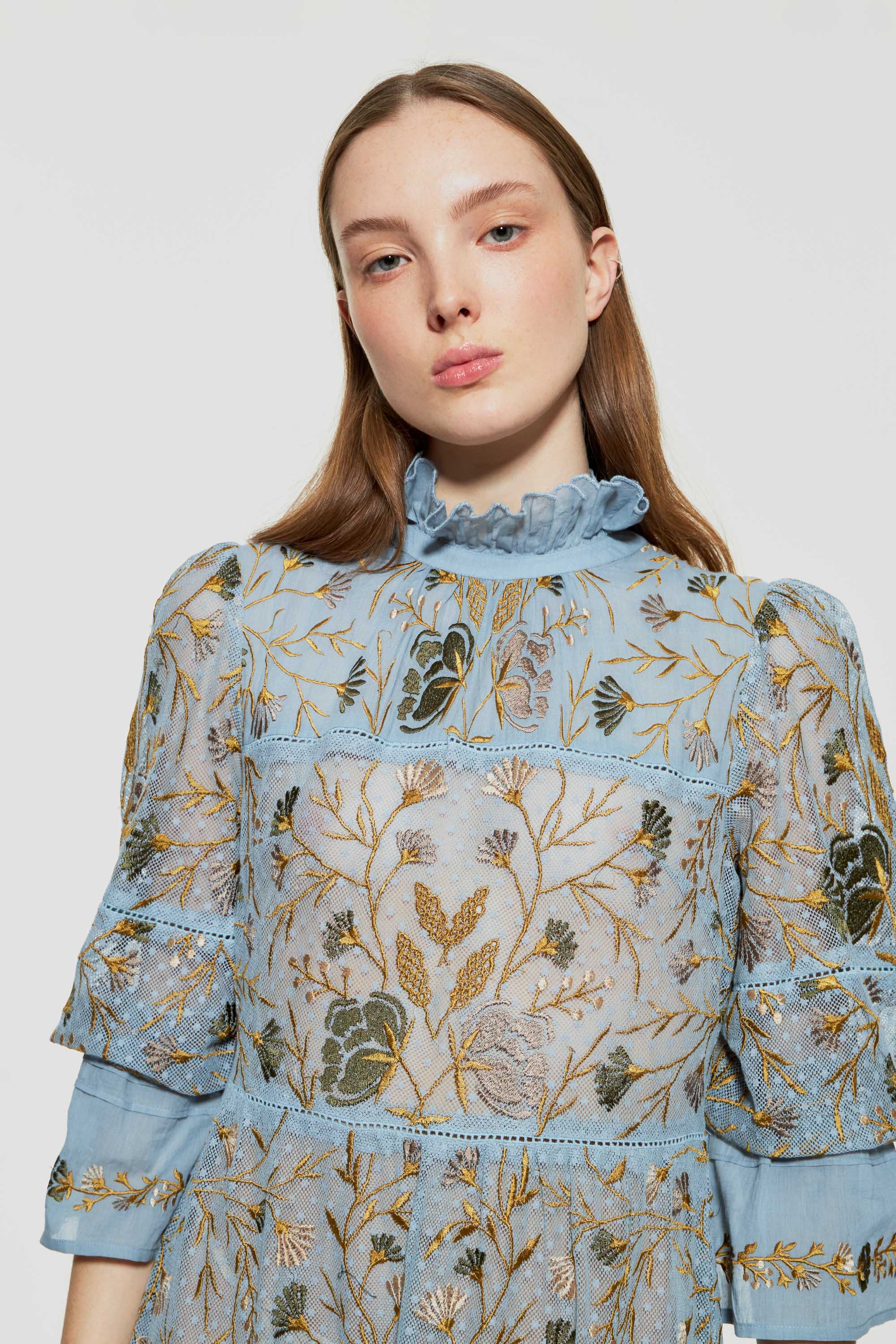 Vani embroidered maxi dress