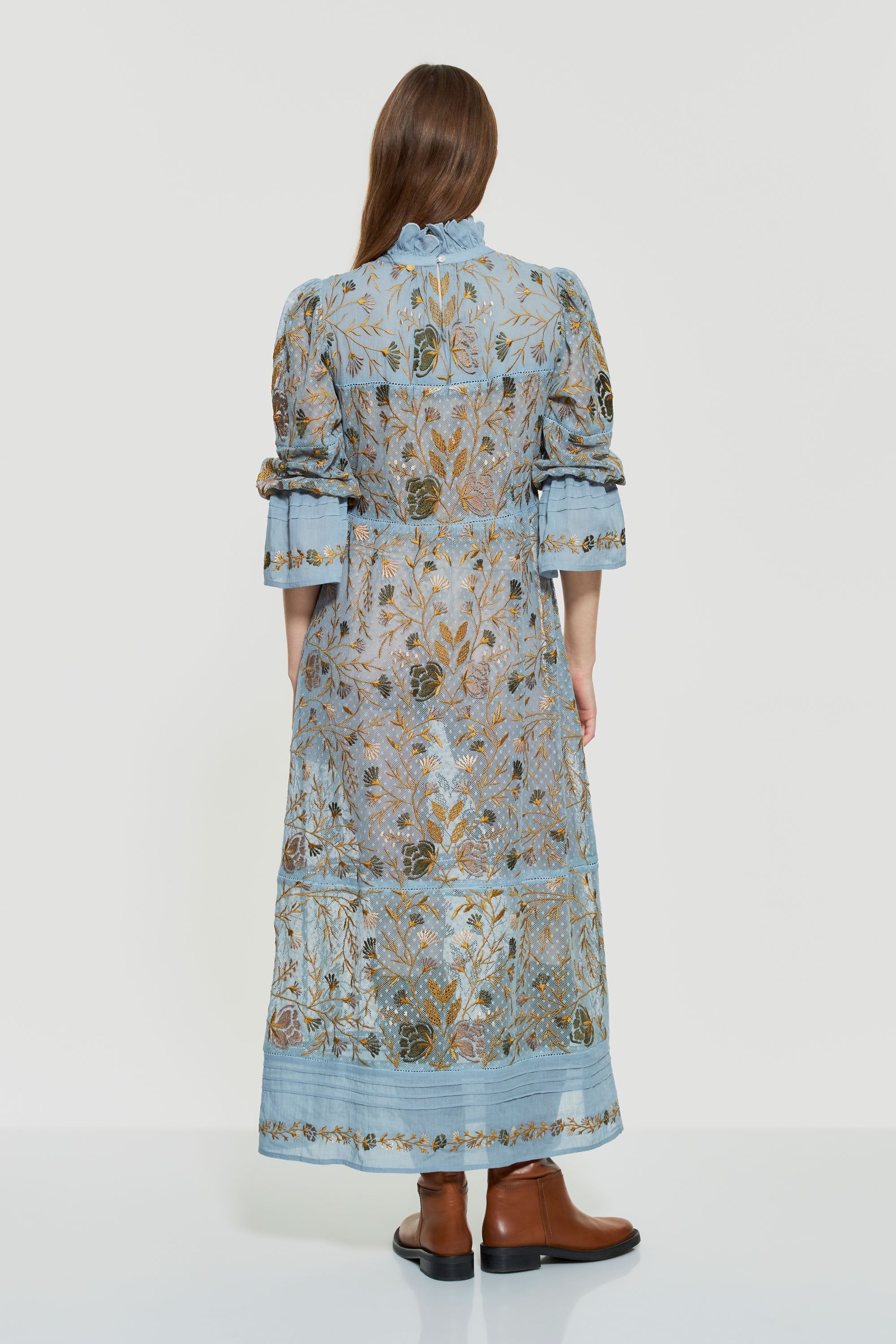 Vani embroidered maxi dress