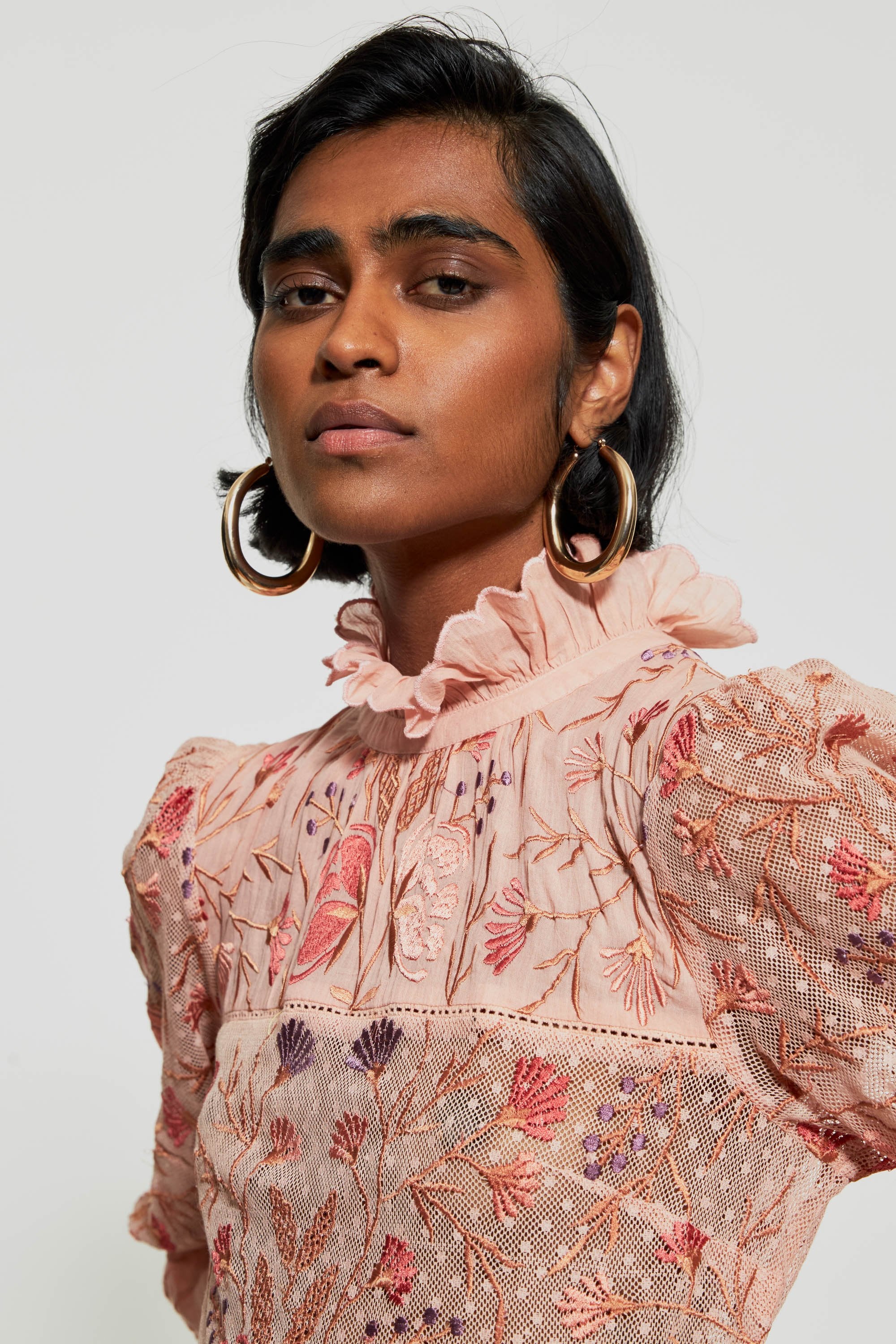 Vani embroidered maxi dress