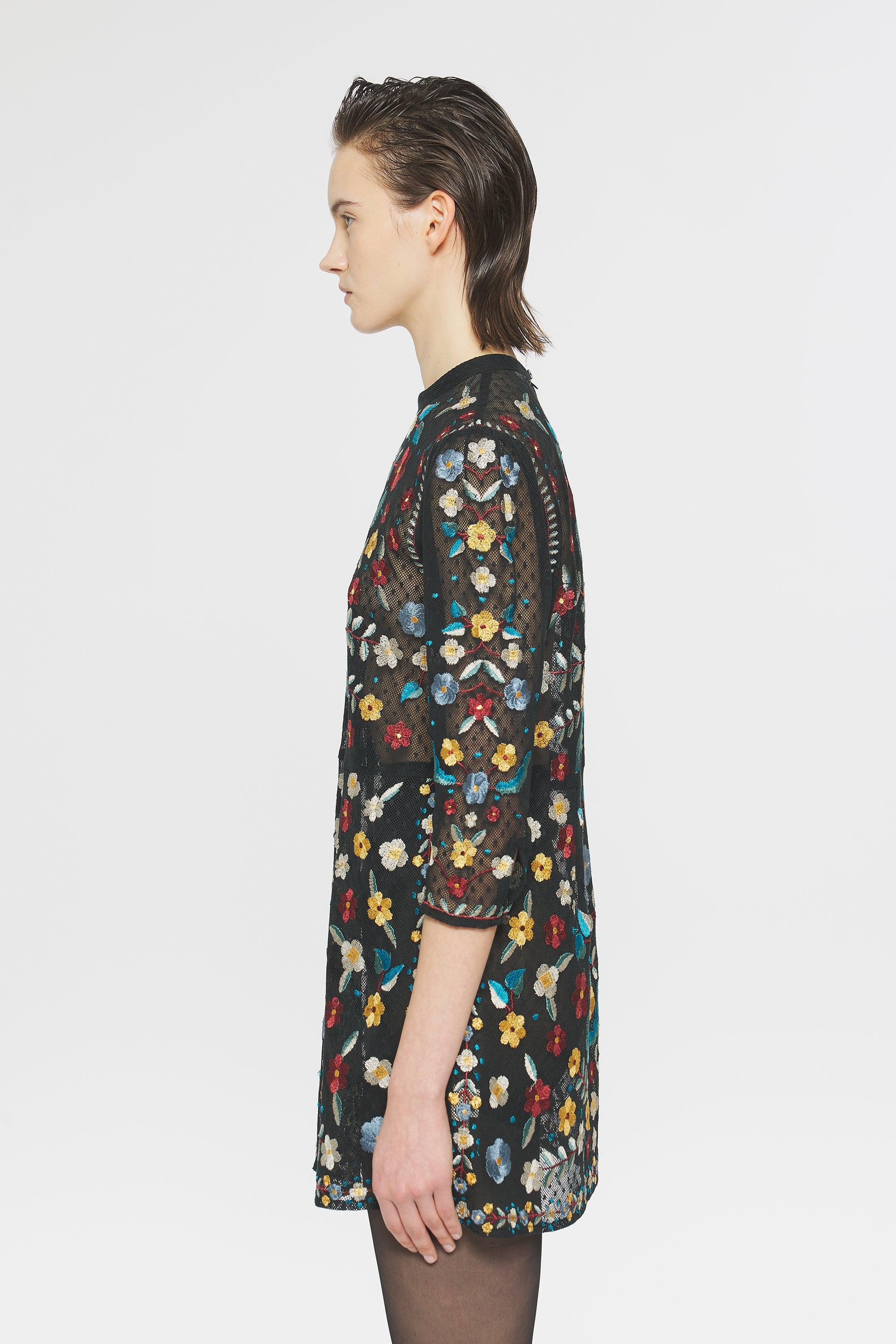 Ariani Embroidered mini dress