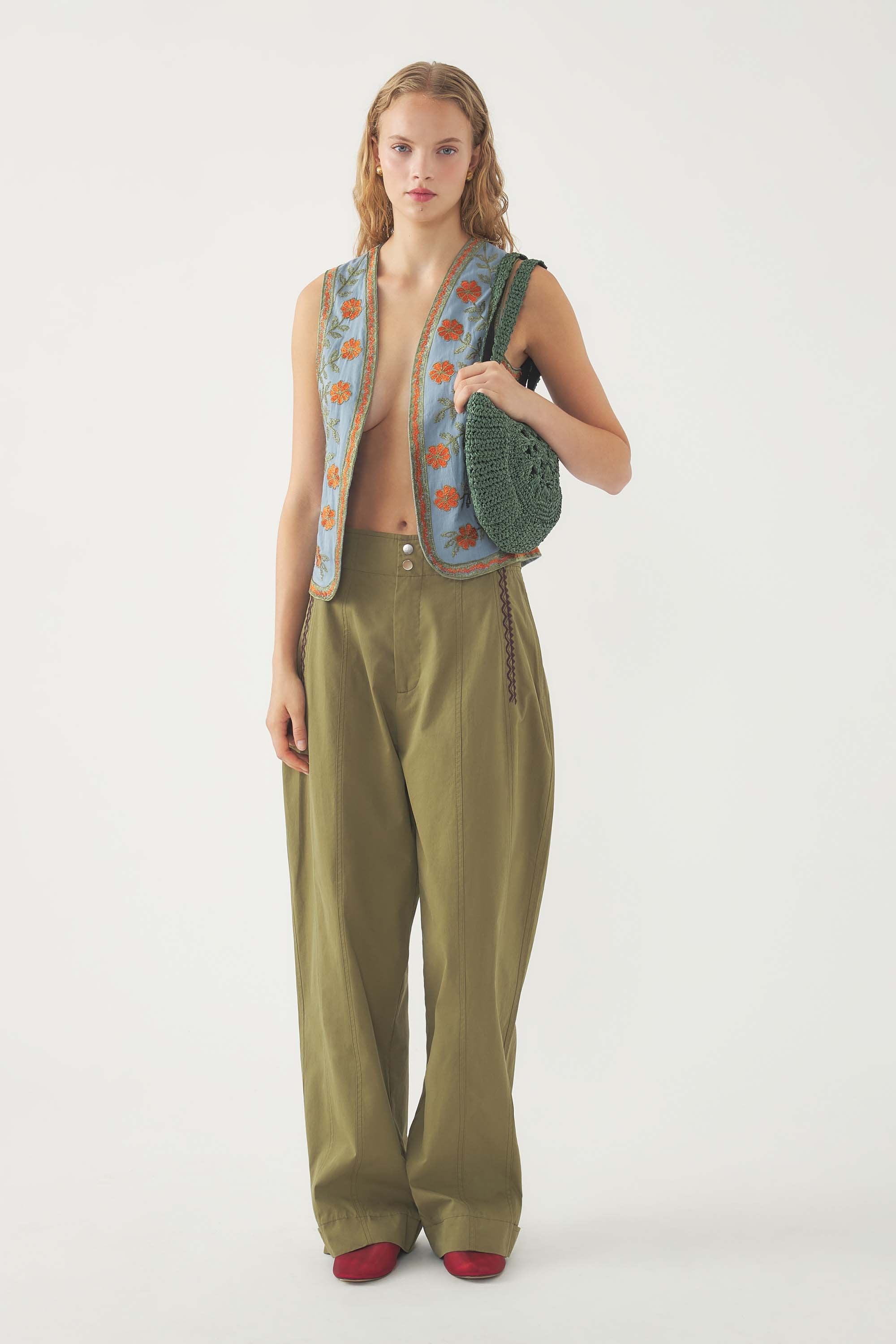Embroidered Vest Ary