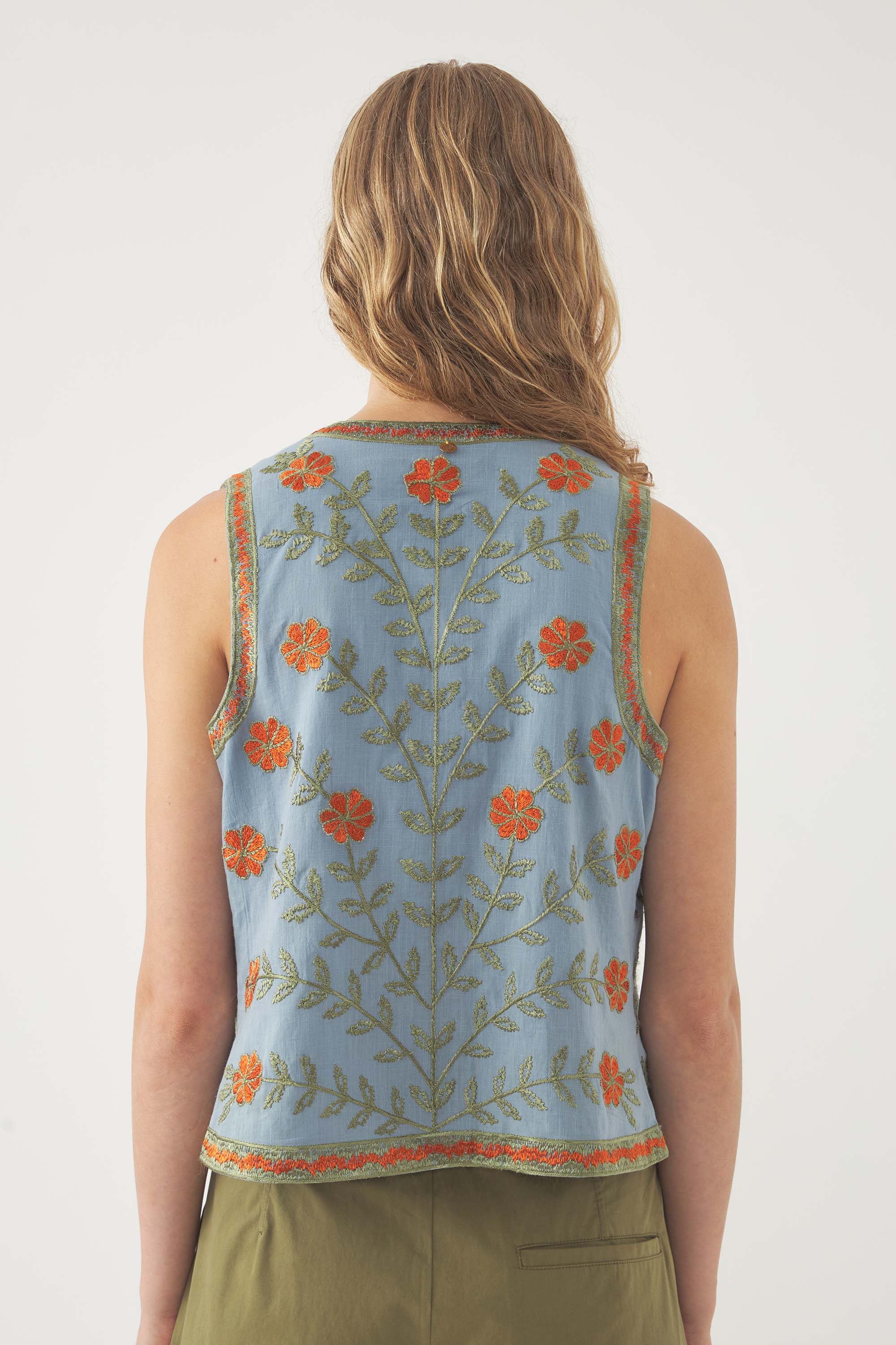 Embroidered Vest Ary