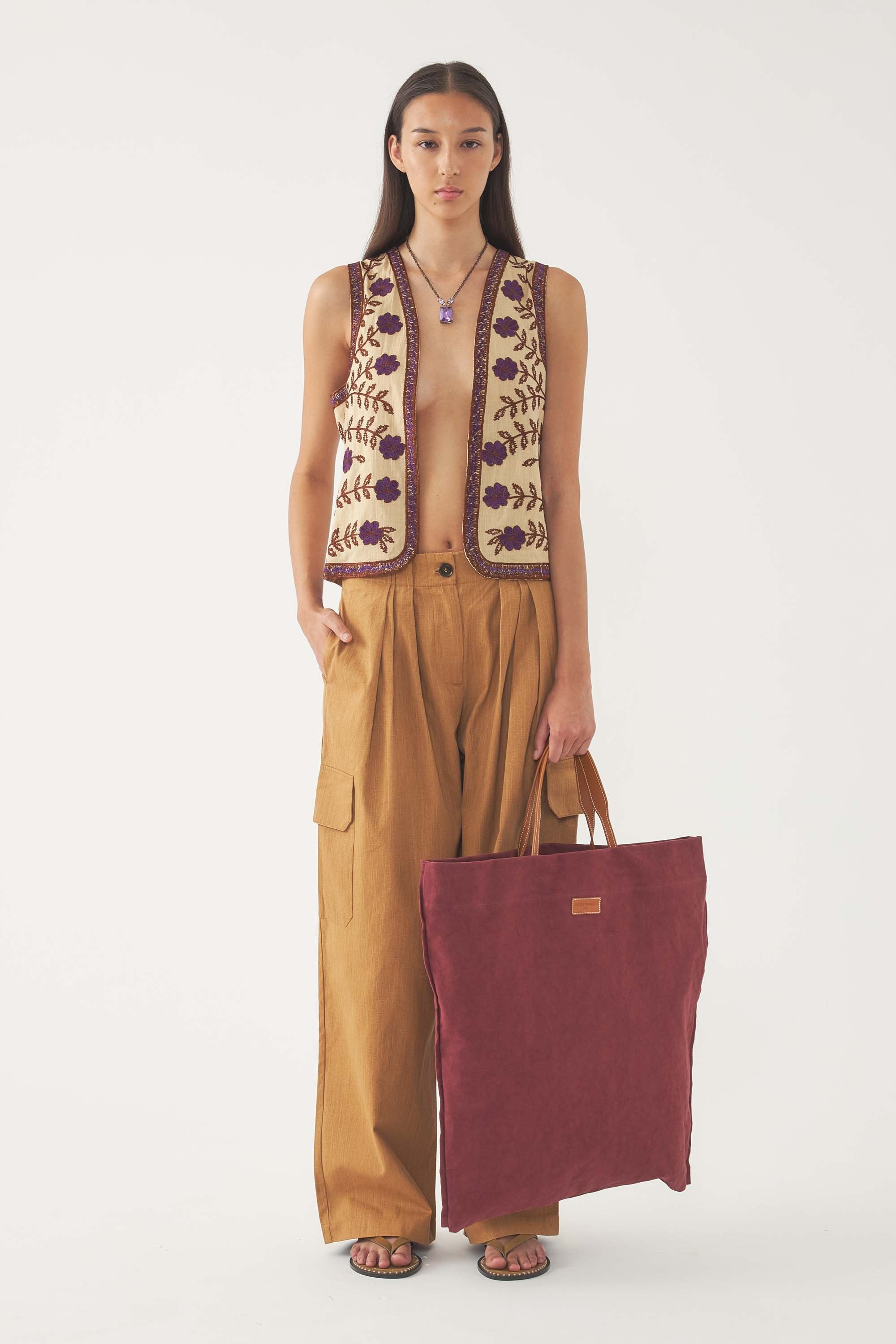 Embroidered Vest Ary