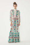 Embroidered Maxi Dress Ary