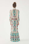 Embroidered Maxi Dress Ary
