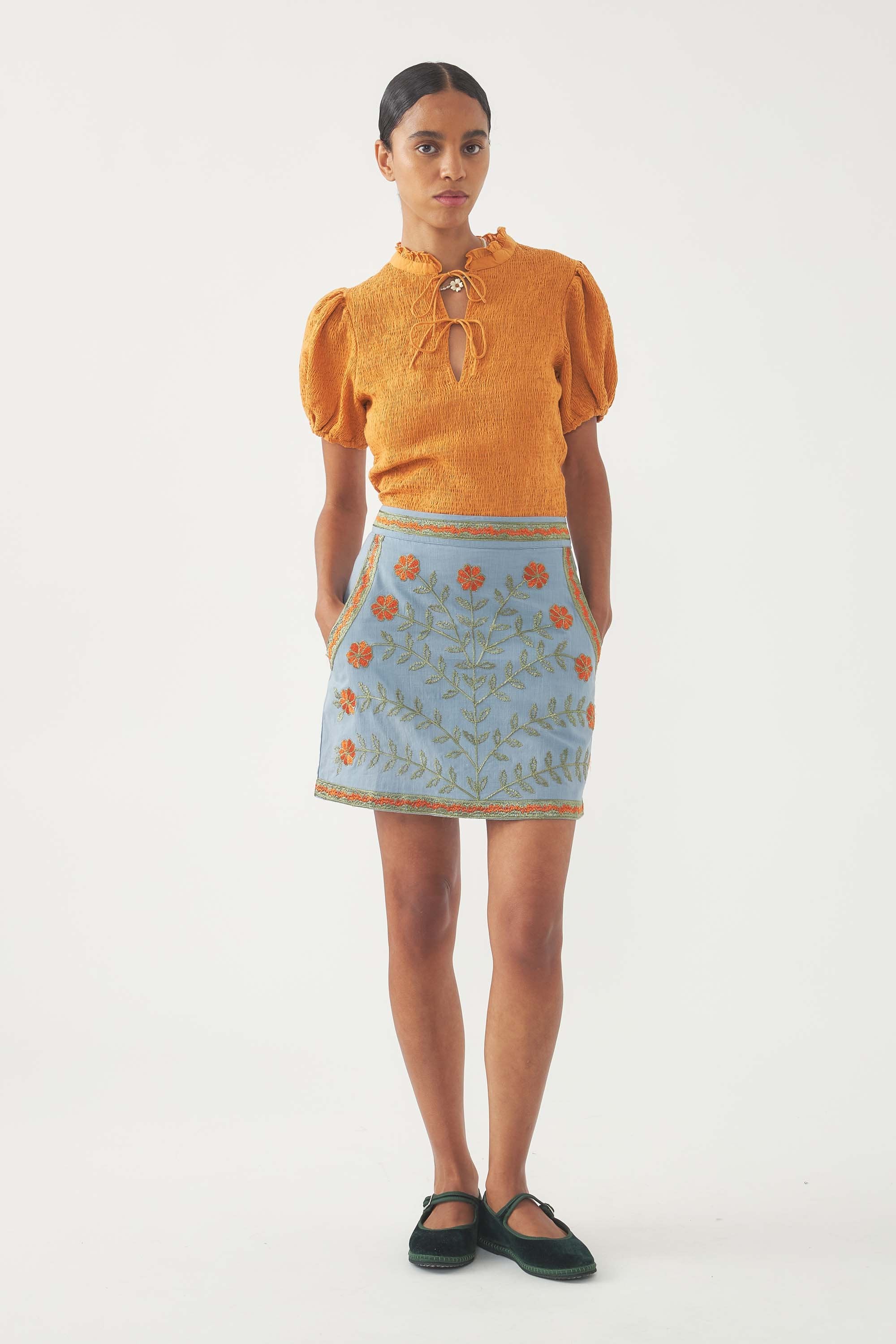 Embroidered Skirt Ary