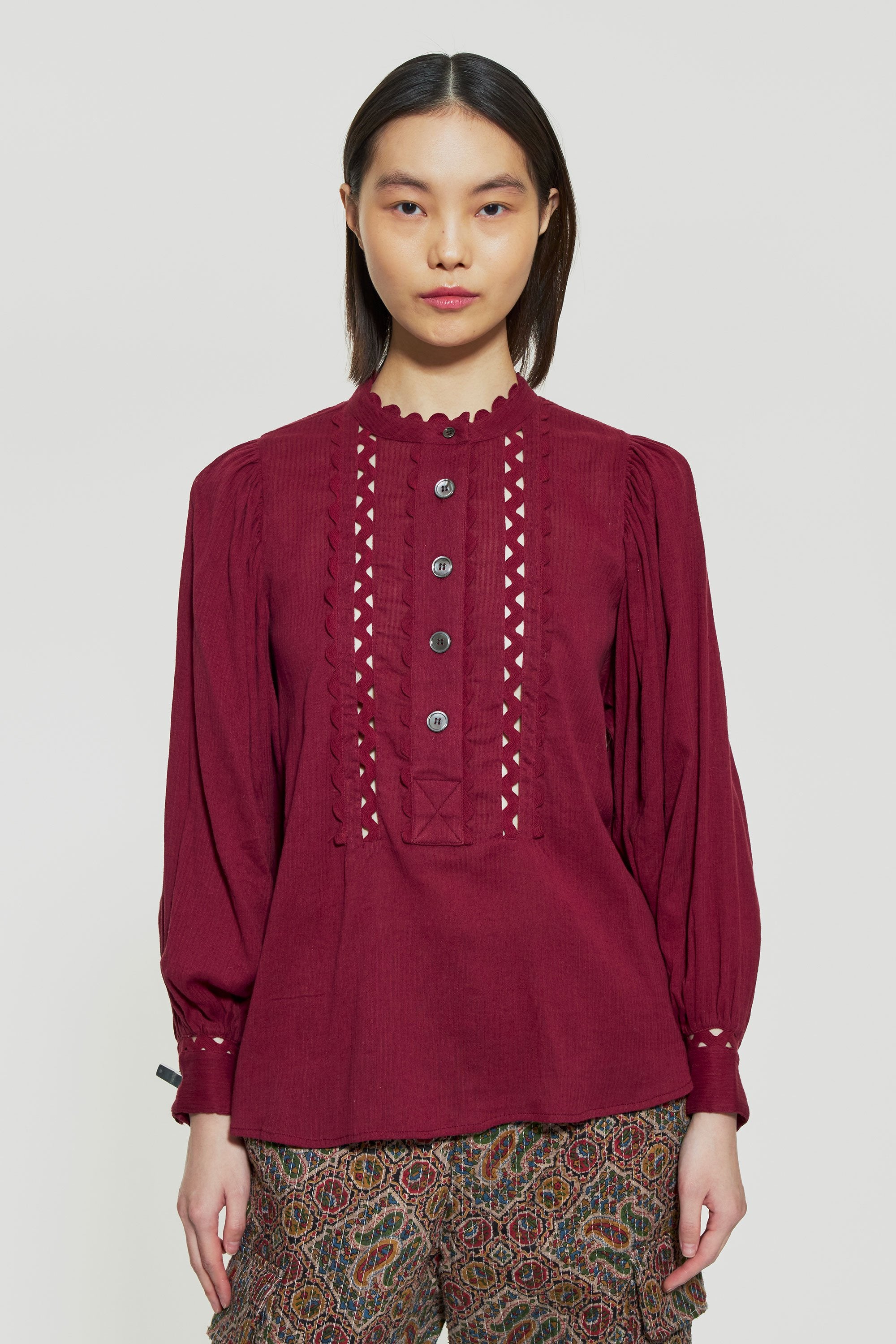 Blouse ajourée Aya