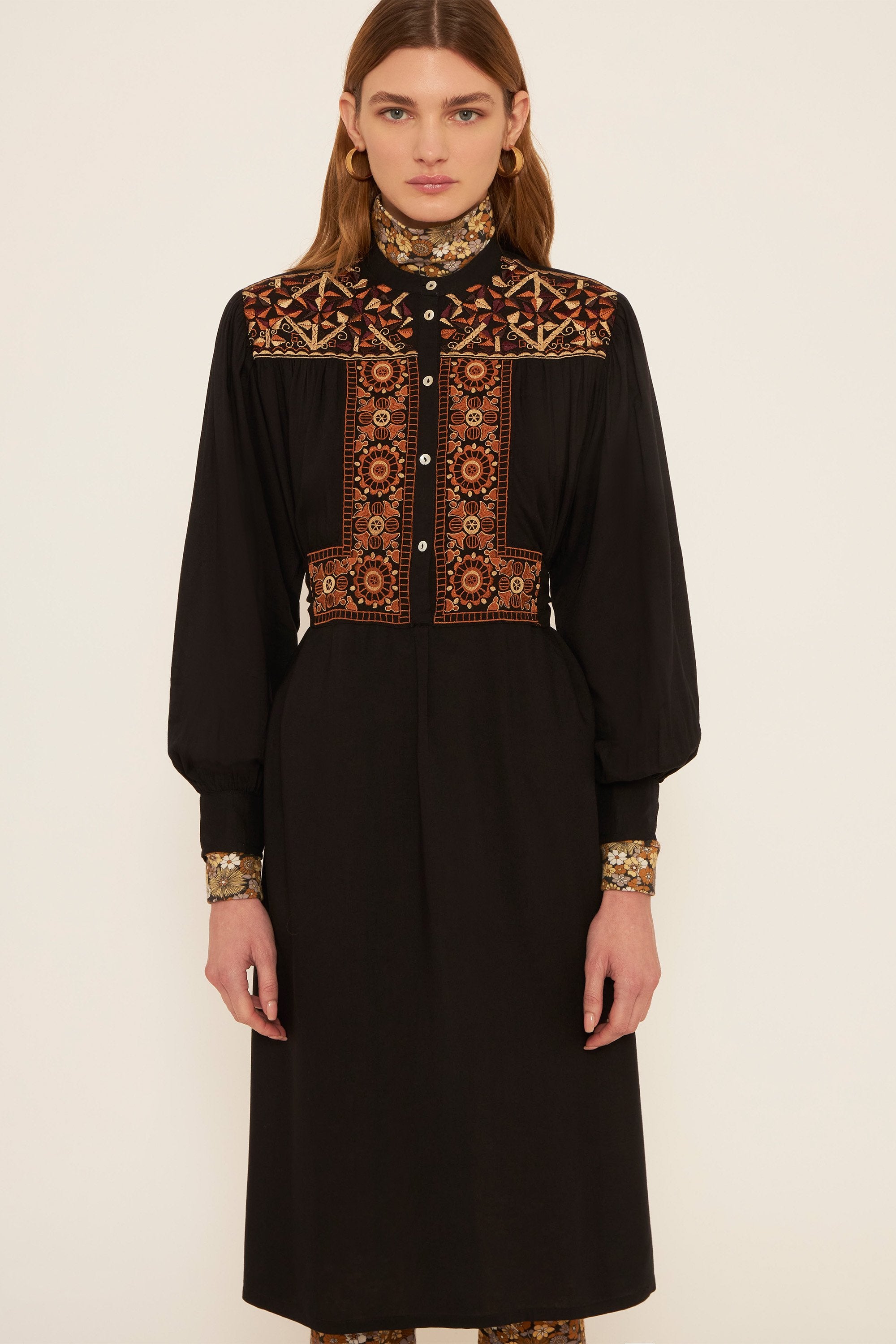 Bettina embroidered dress