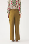 Cotton poplin cargo trousers Bottom