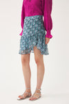 Chiffon asymmetrical miniskirt Cassy