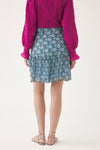 Chiffon asymmetrical miniskirt Cassy