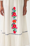 Hand-embroidered skirt Clotilda