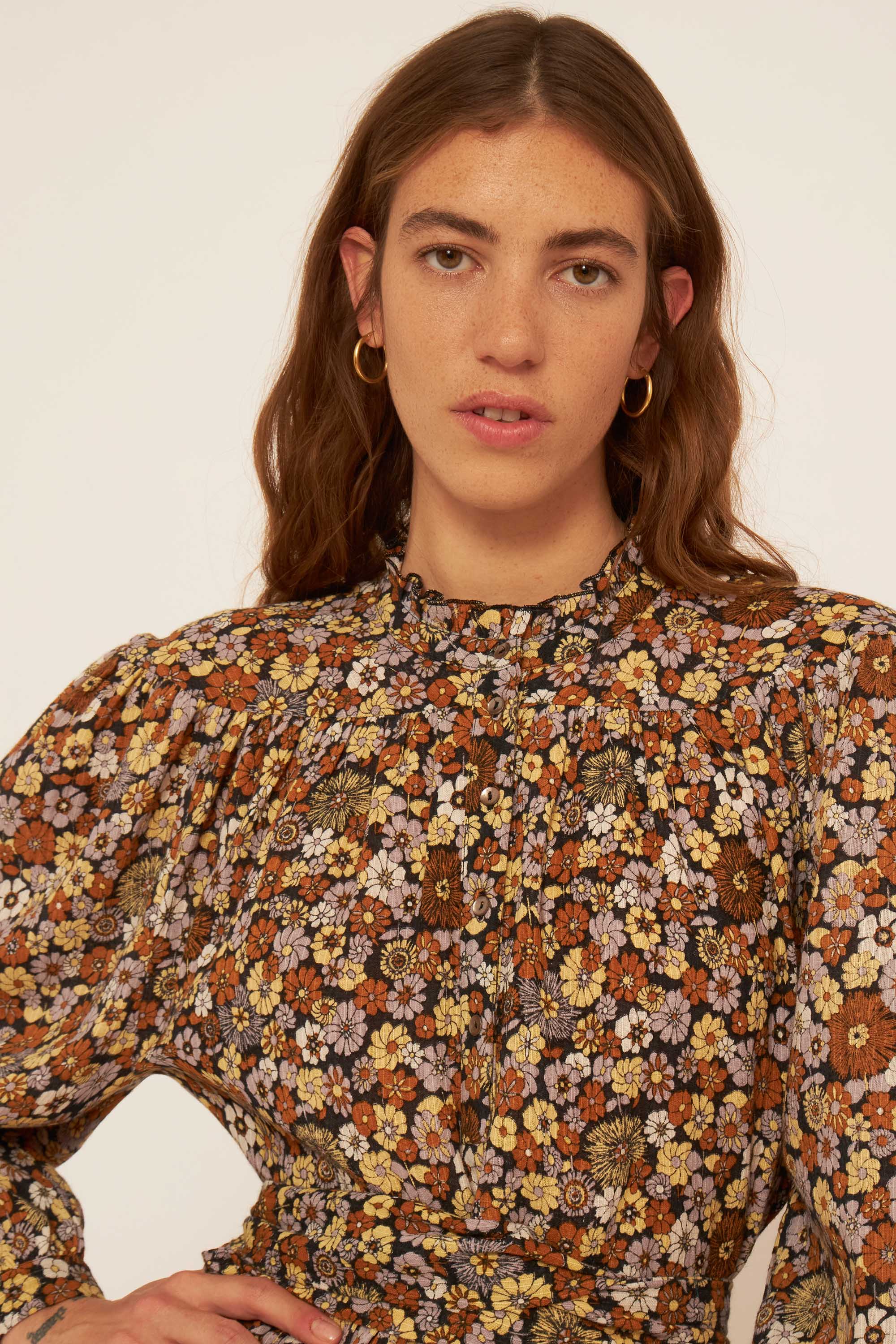 Robe évasée Colline