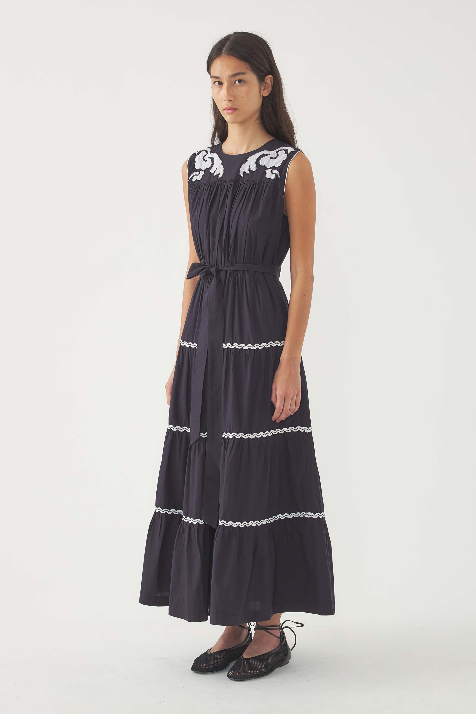 Embroidered Maxi Dress Dalli