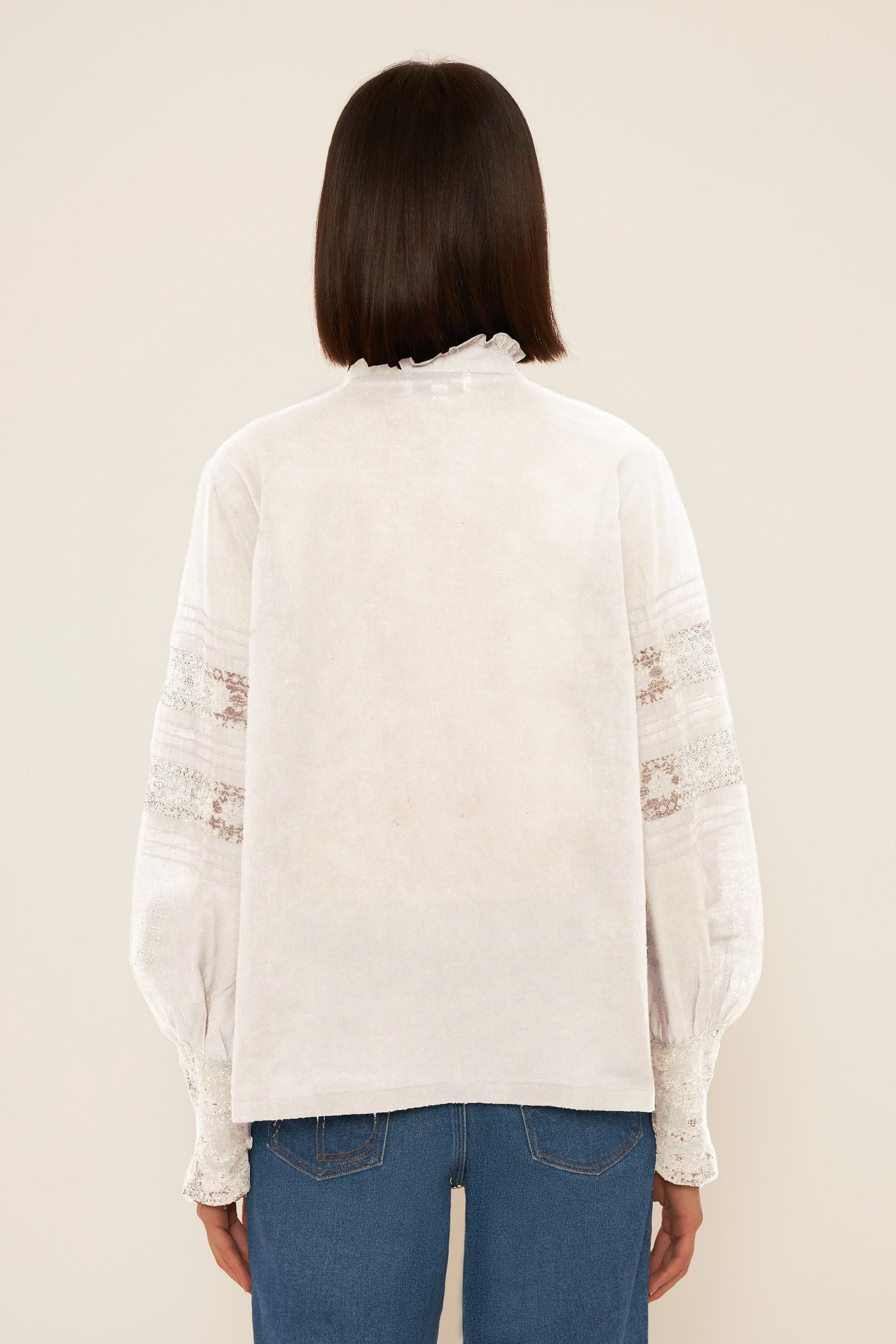 Blouse brodée Davina