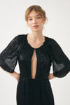 Mini dress hand-embroidered with pearls Dune