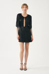 Mini dress hand-embroidered with pearls Dune