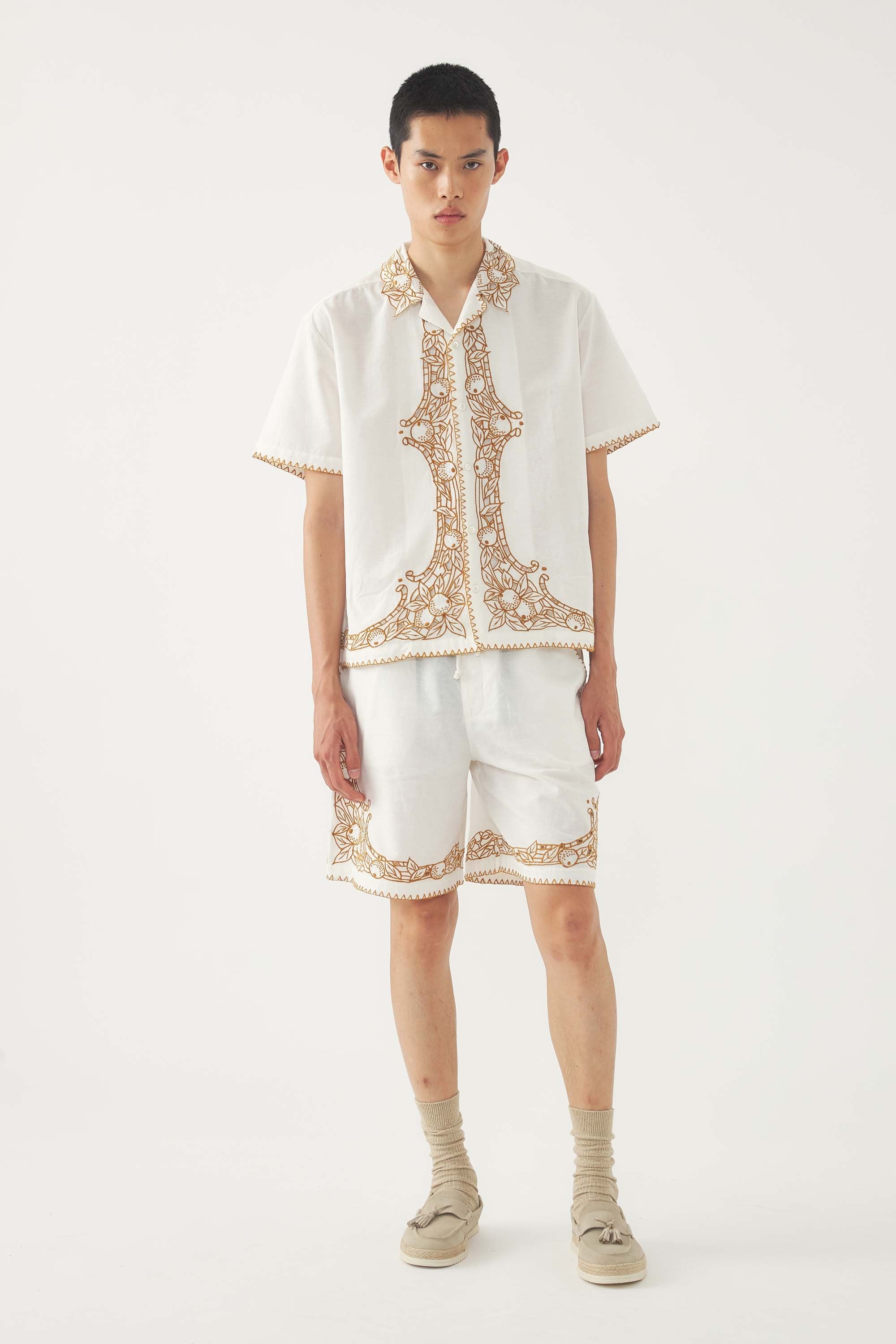 Chemise brodée Dylan