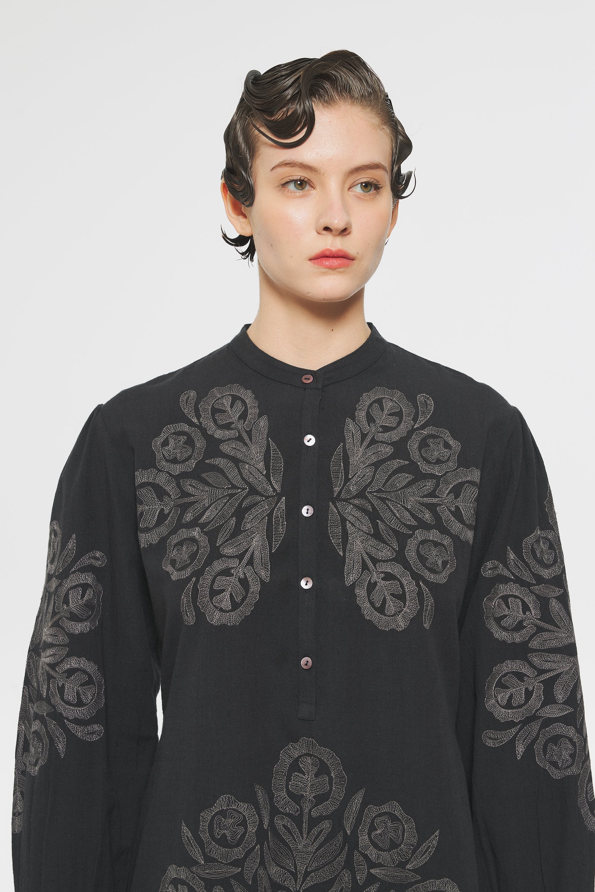 Eglantine Embroidered mini dress