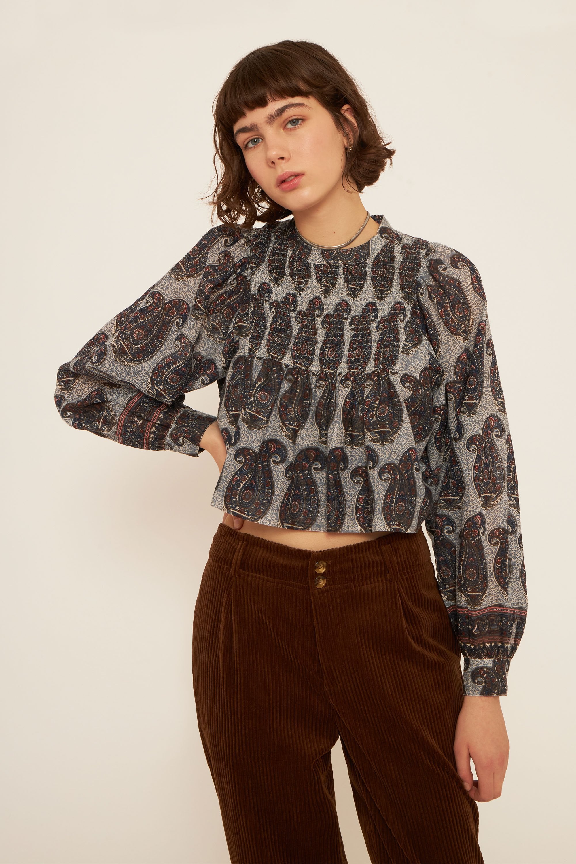 Blouse crop-top Elia