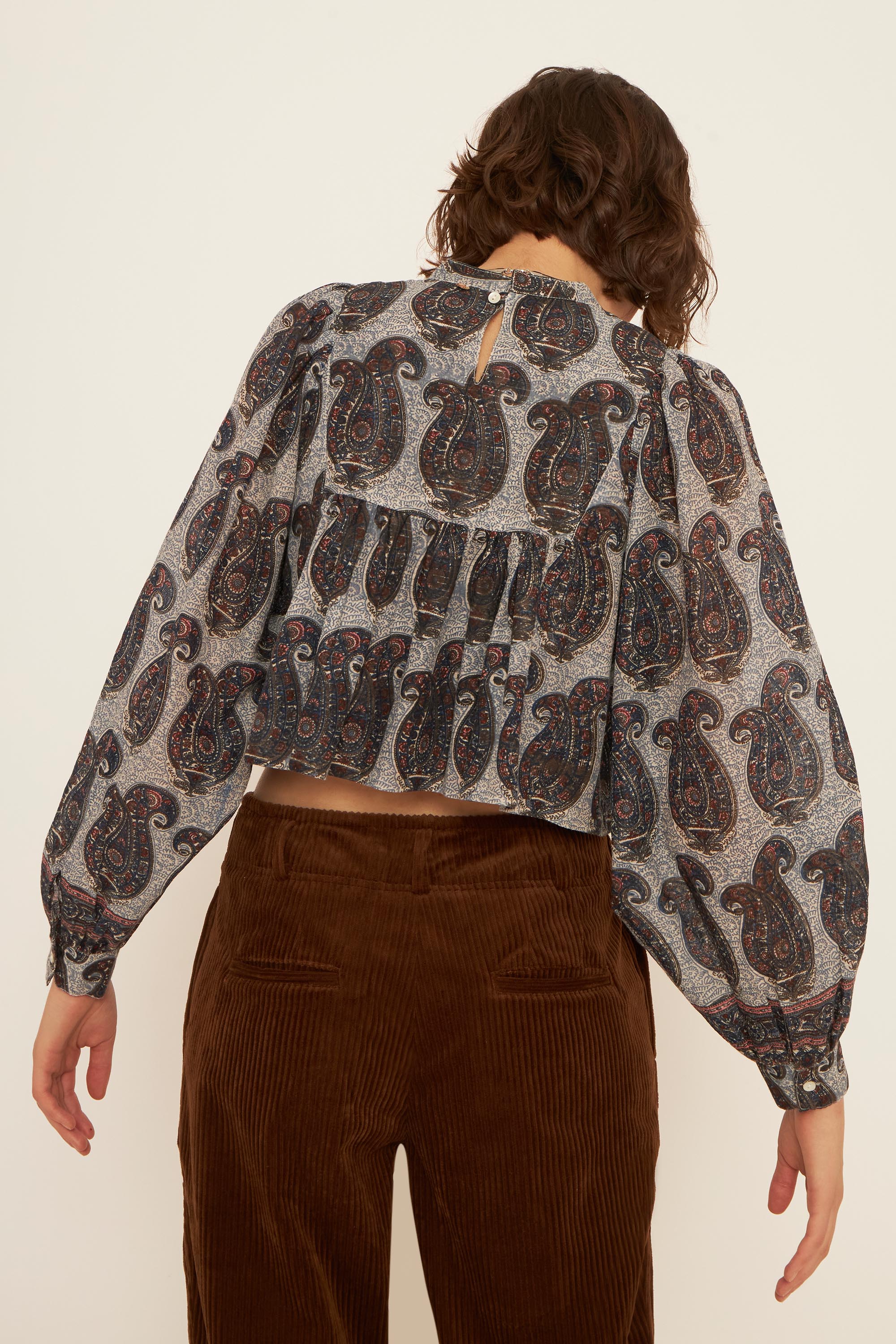 Blouse crop-top Elia