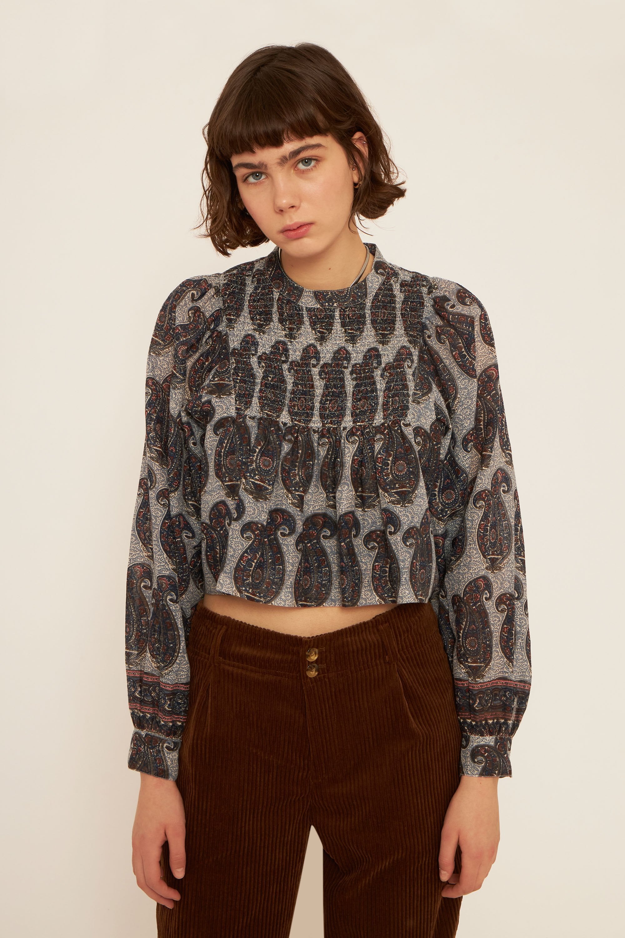 Blouse crop-top Elia
