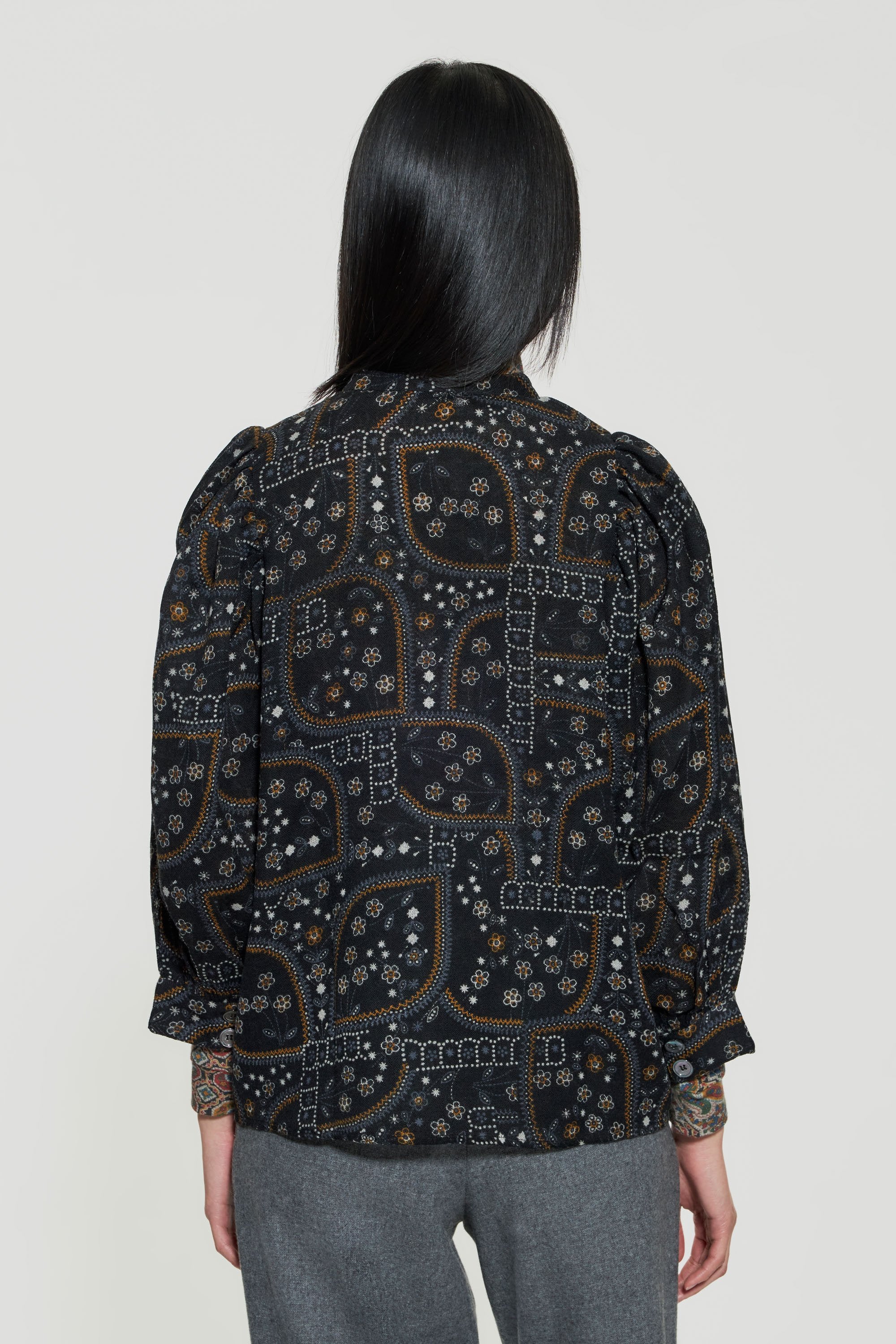 Elie print blouse