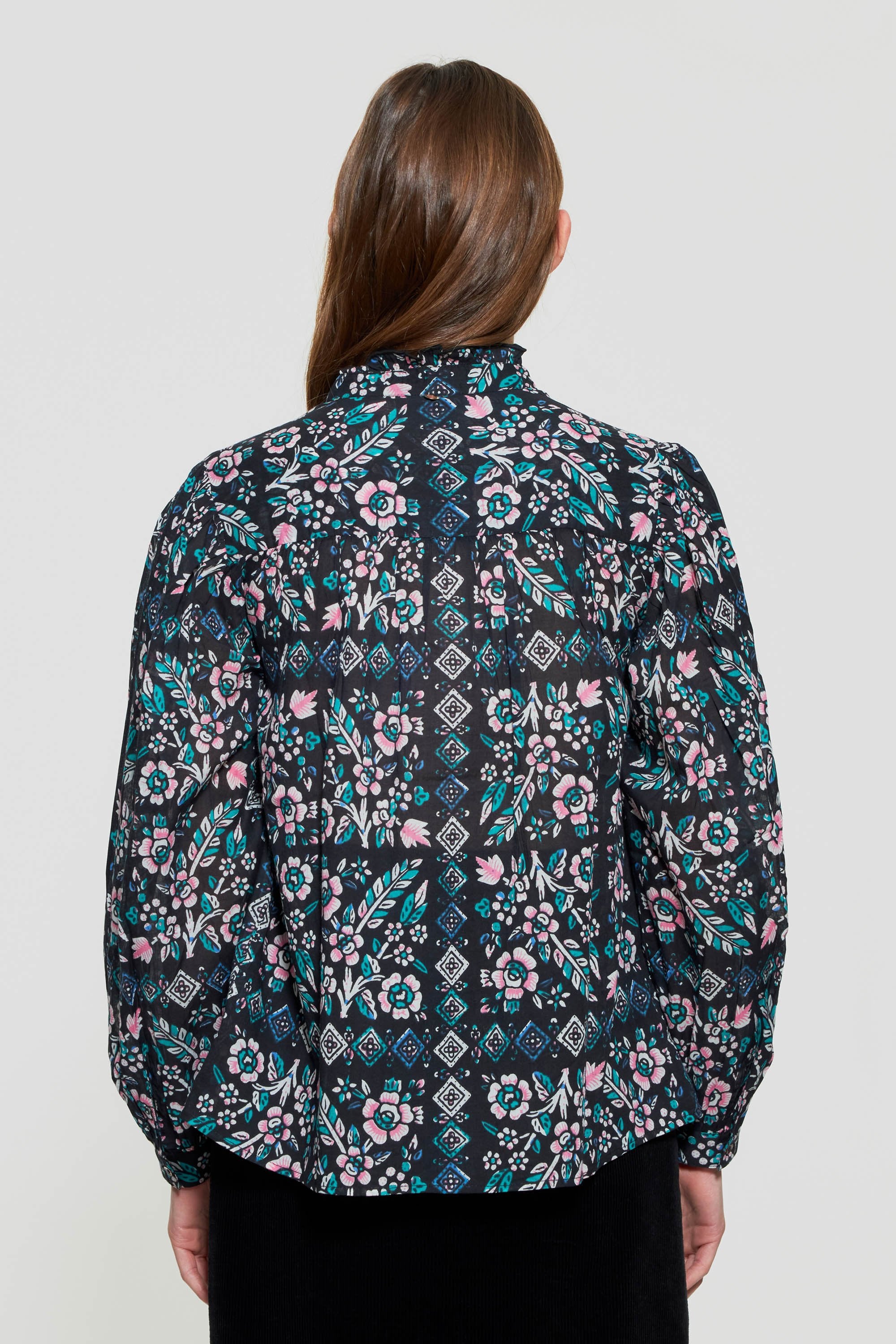 Flora print blouse