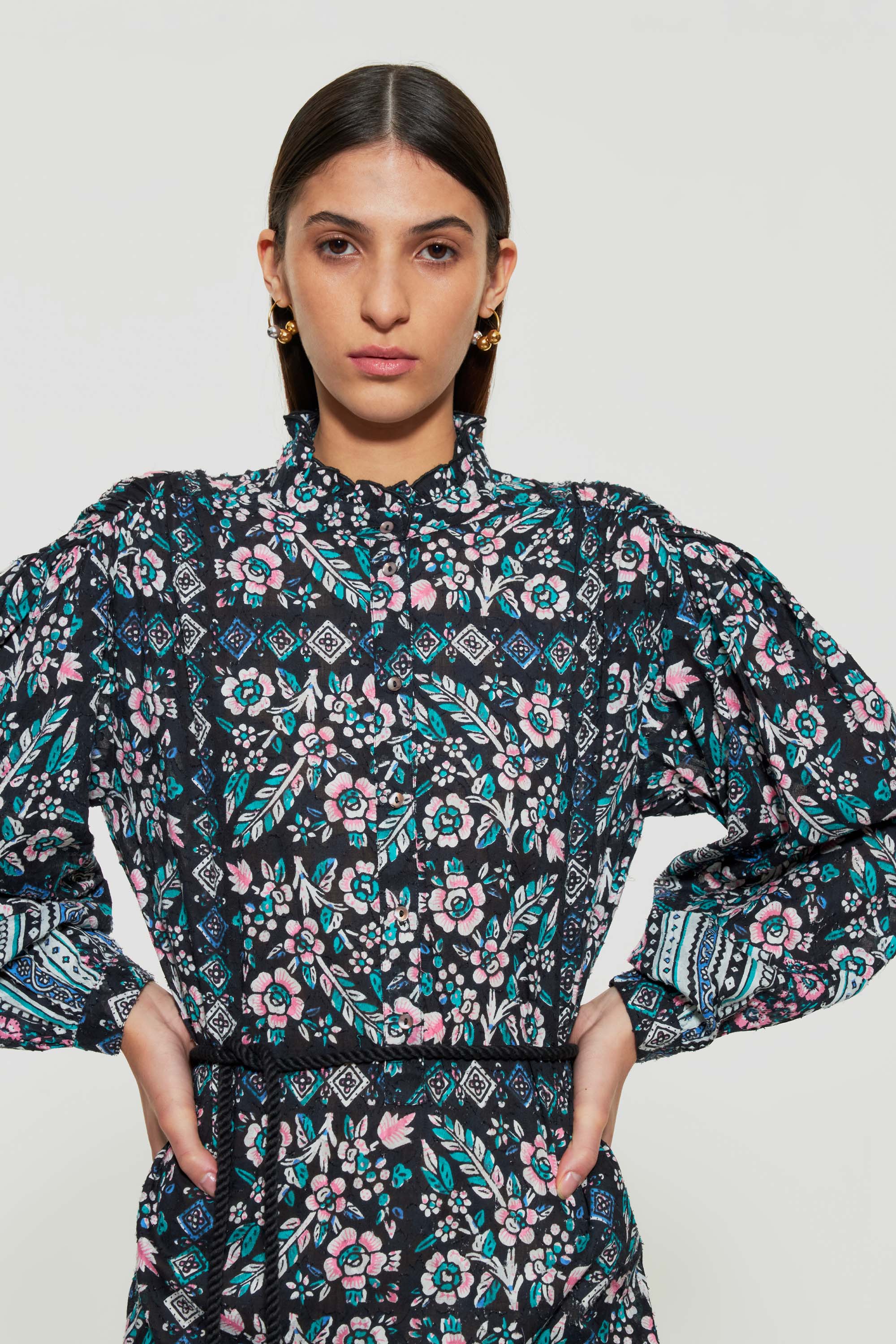 Floral print dress