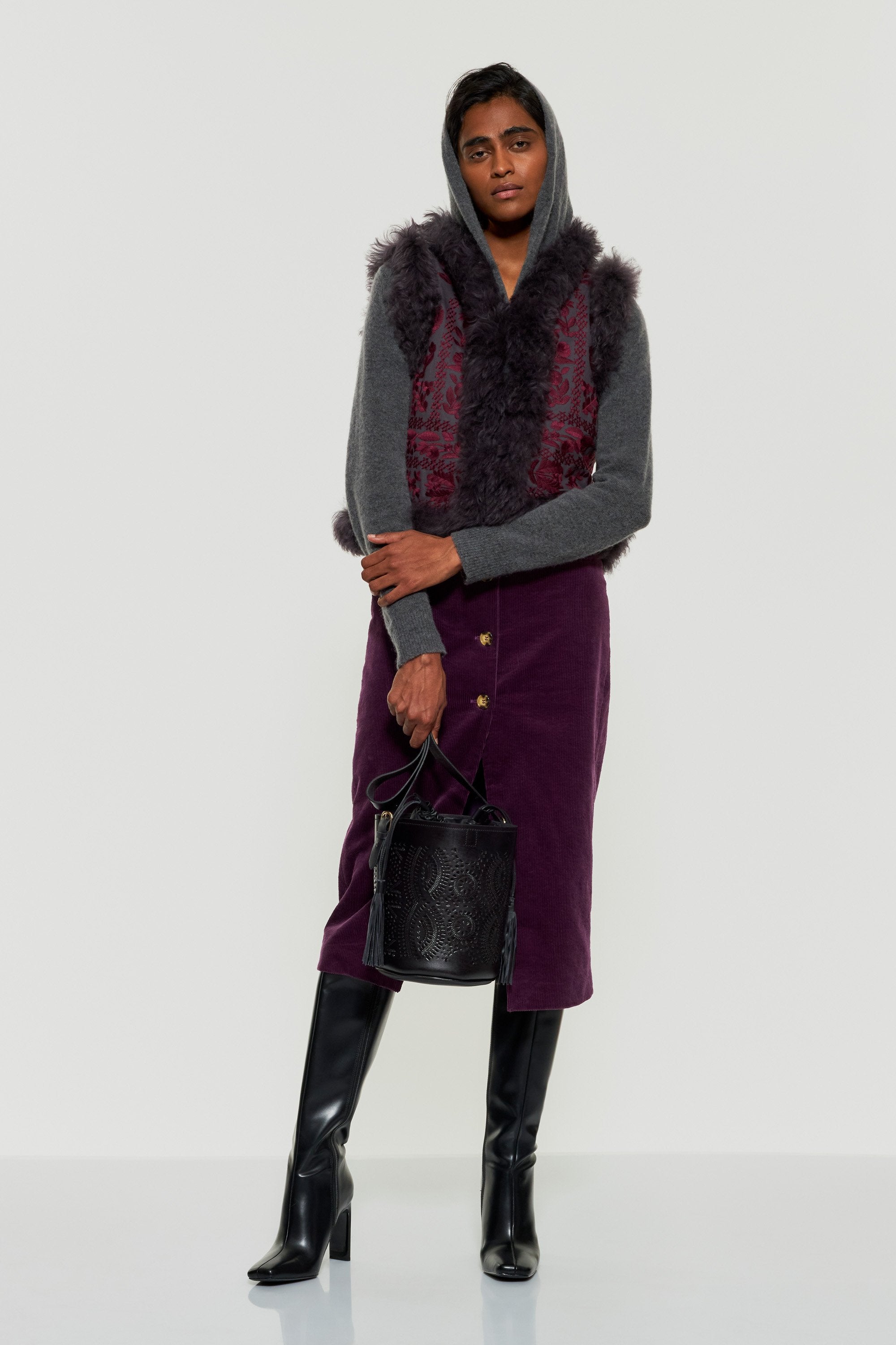 Hendris embroidered gilet