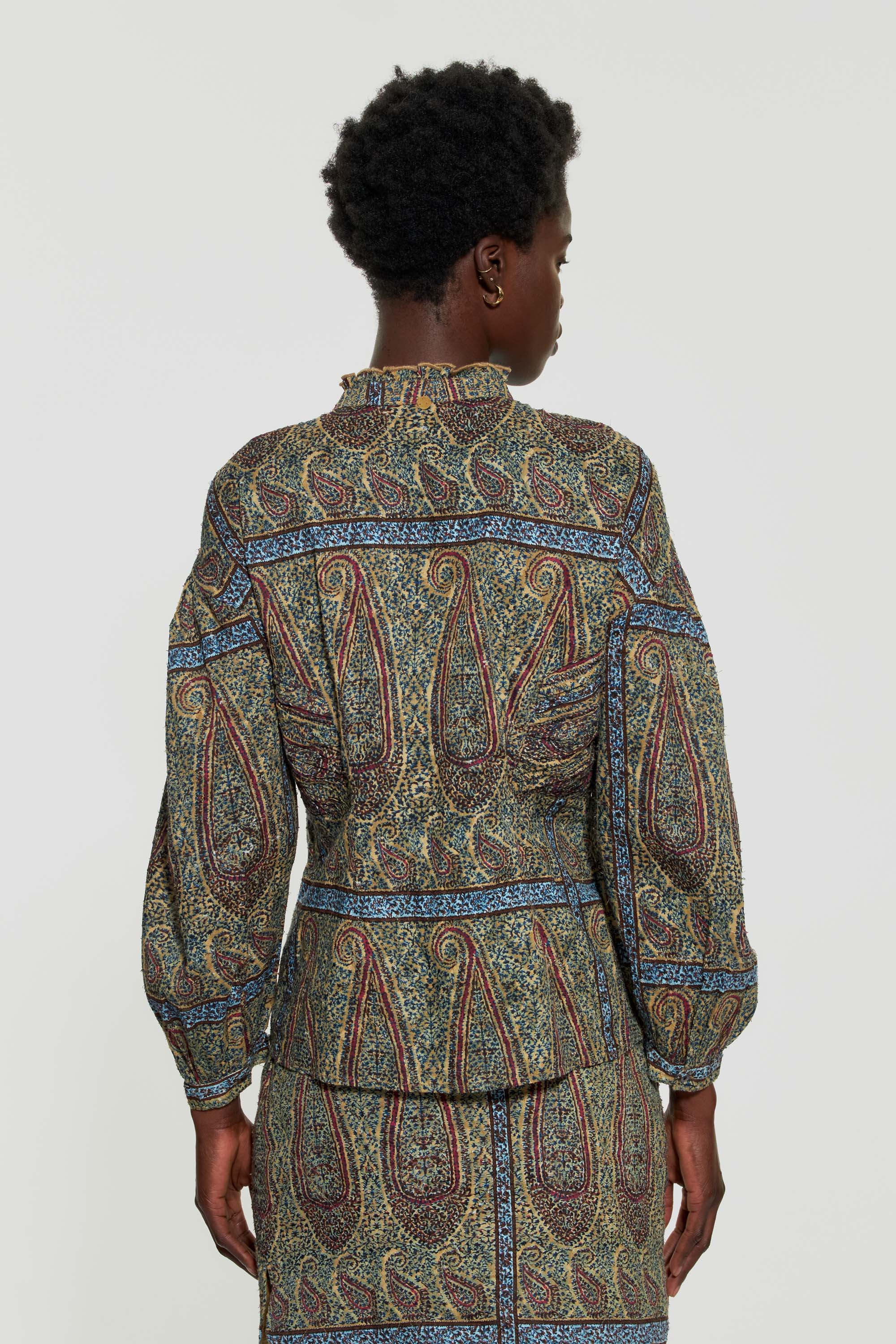 Hida corset-style blouse