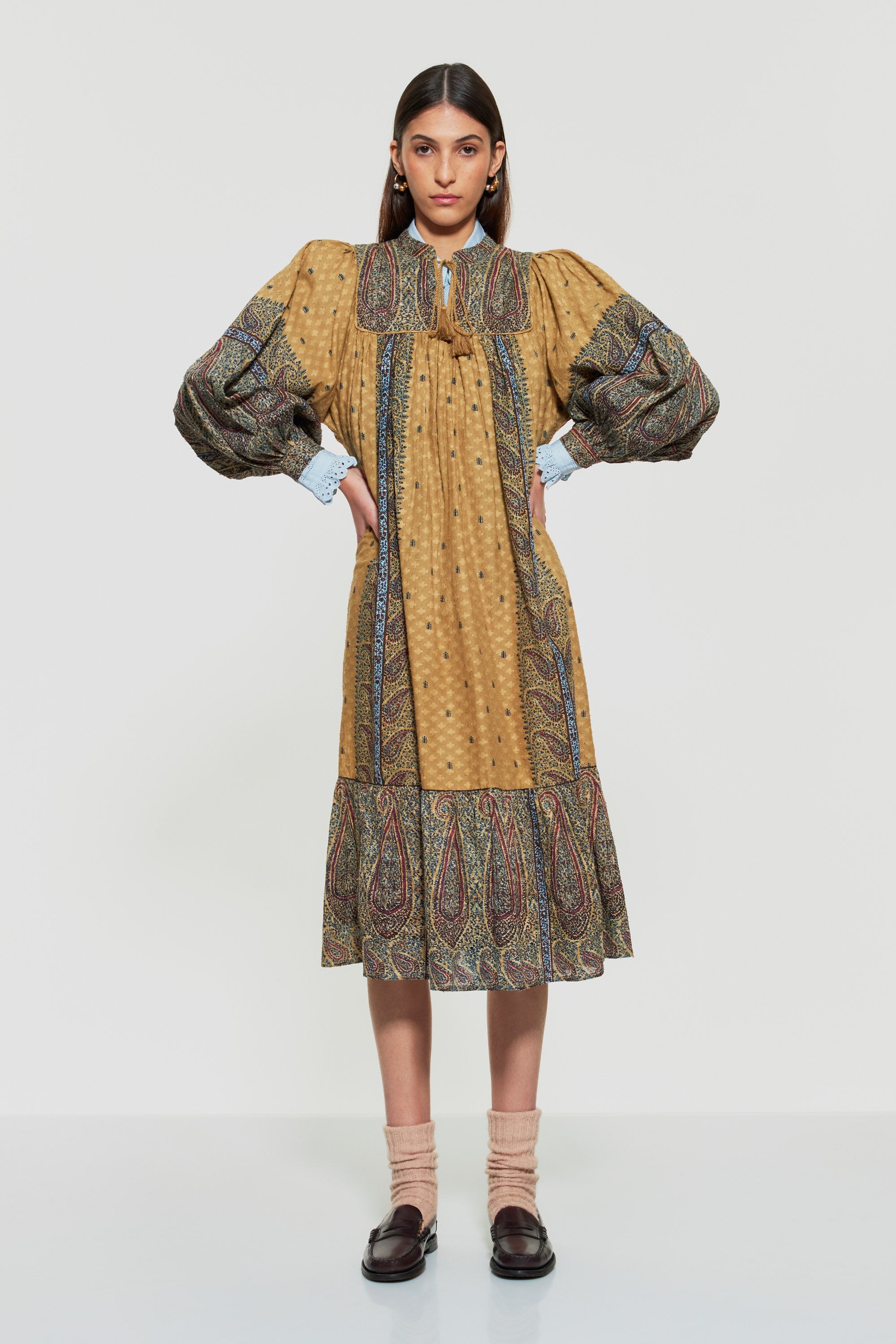 Hida print dress