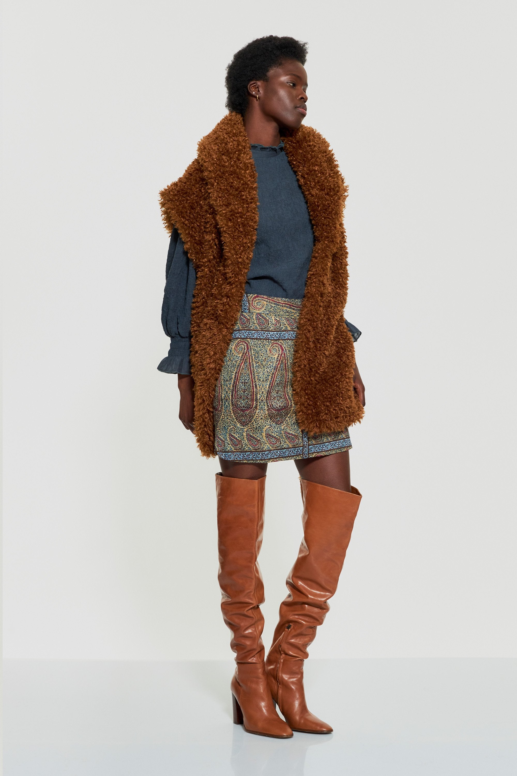Hida print skirt