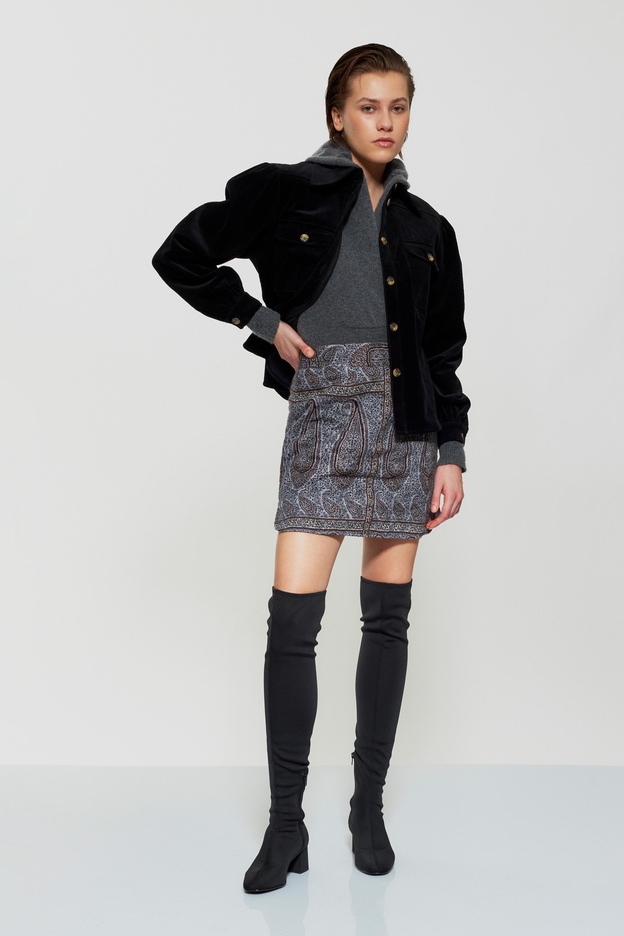 Hida print skirt