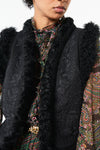 Gilet en fourrure Huga - Noir