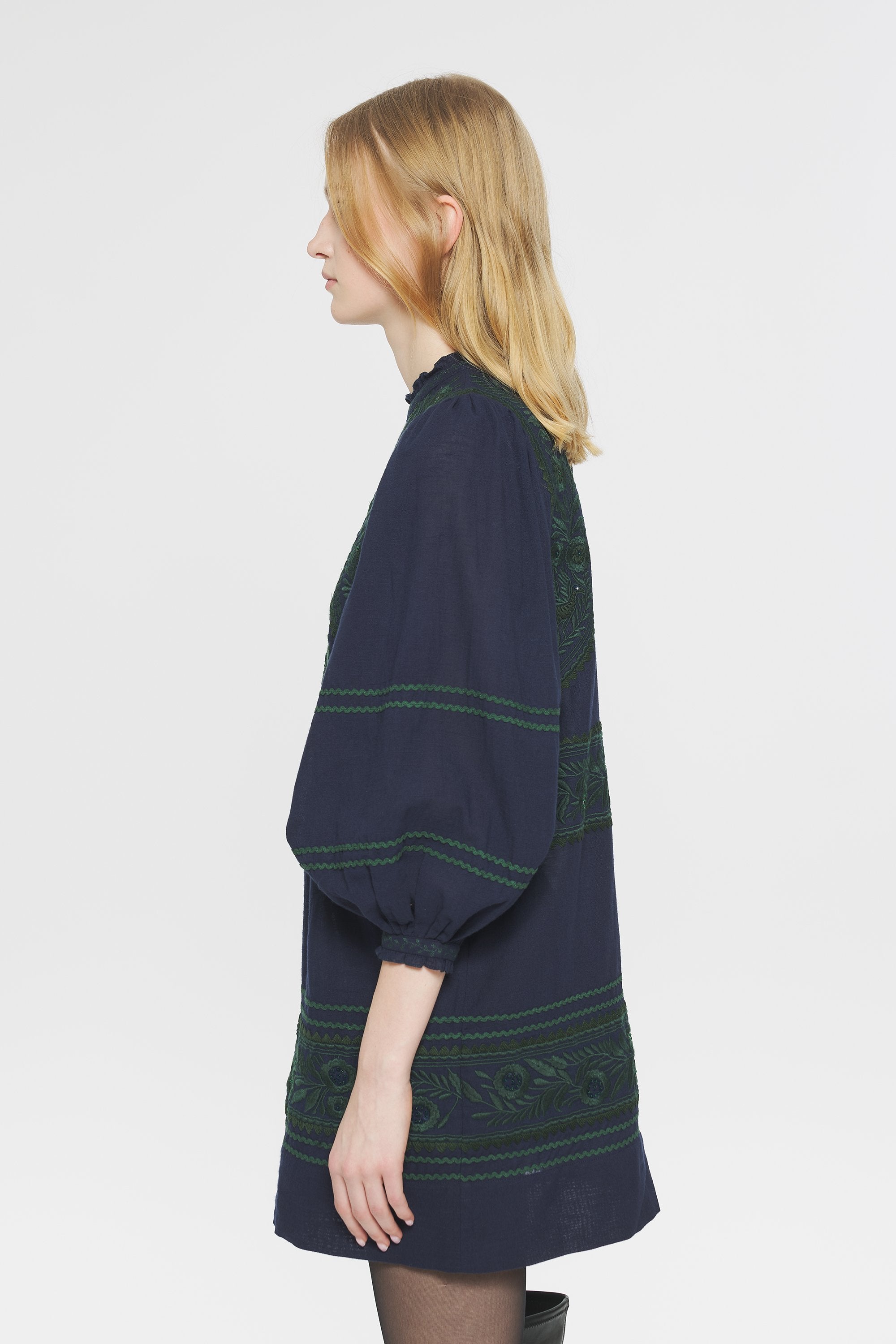 Hugarian Embroidered mini dress
