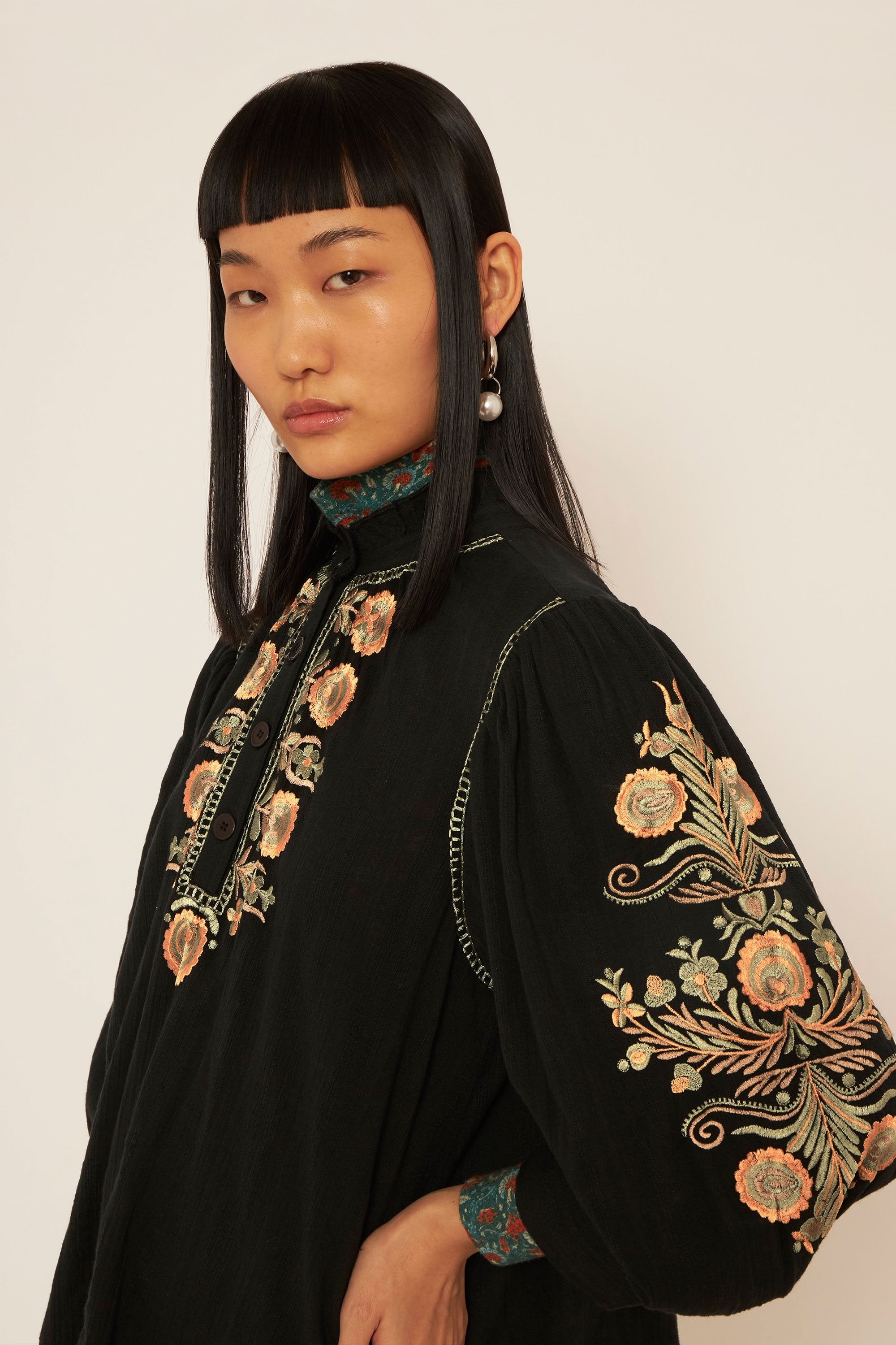 Blouse brodée Igor