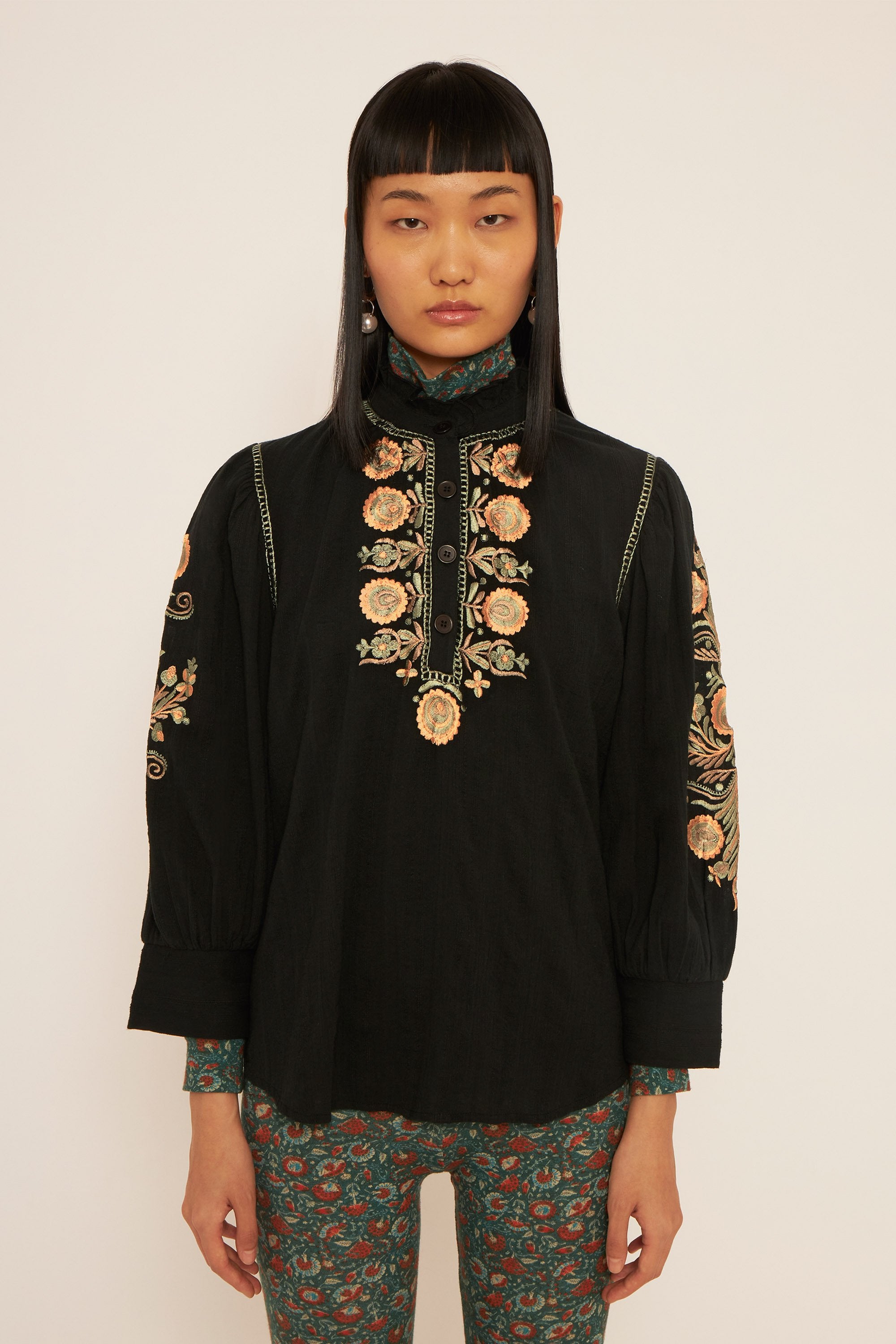 Blouse brodée Igor