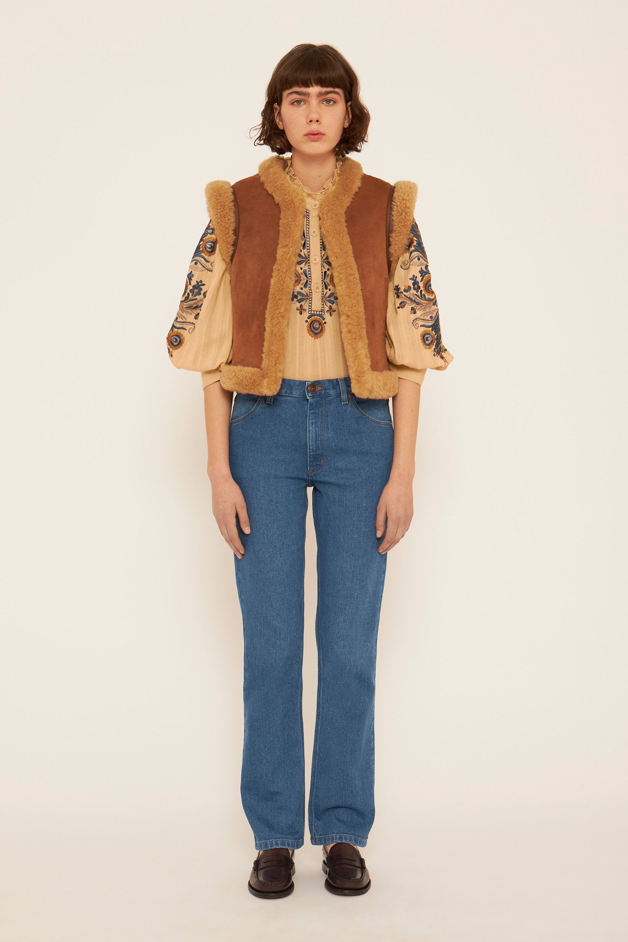 Blouse brodée Igor