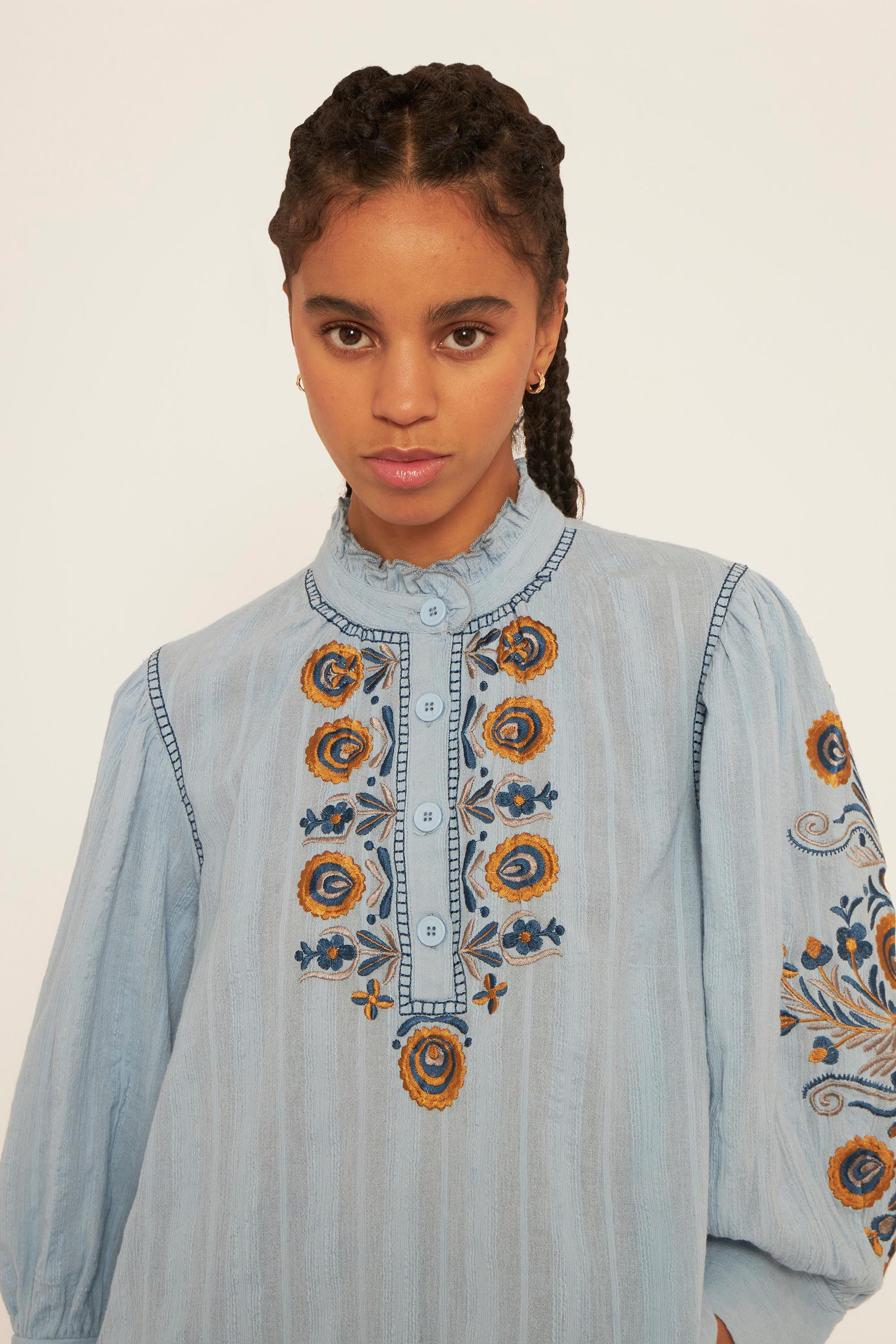 Blouse brodée Igor