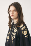 Mini kaftan hand-embroidered with silk Ila