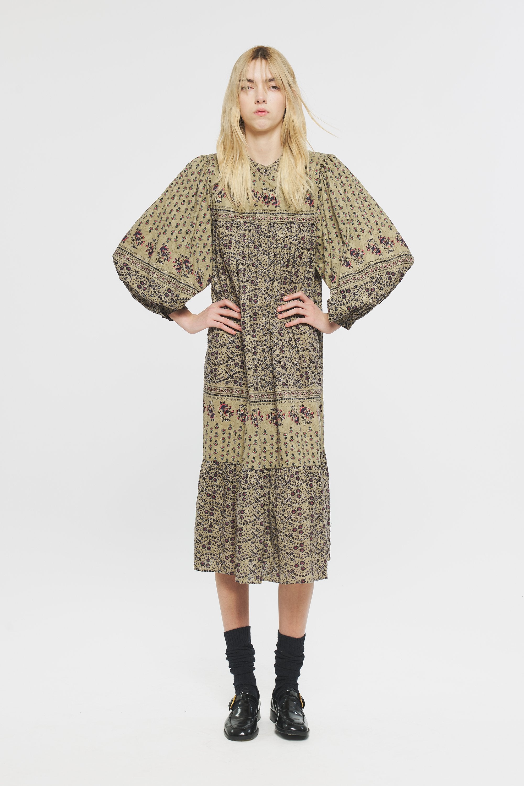 Irina Print maxi dress
